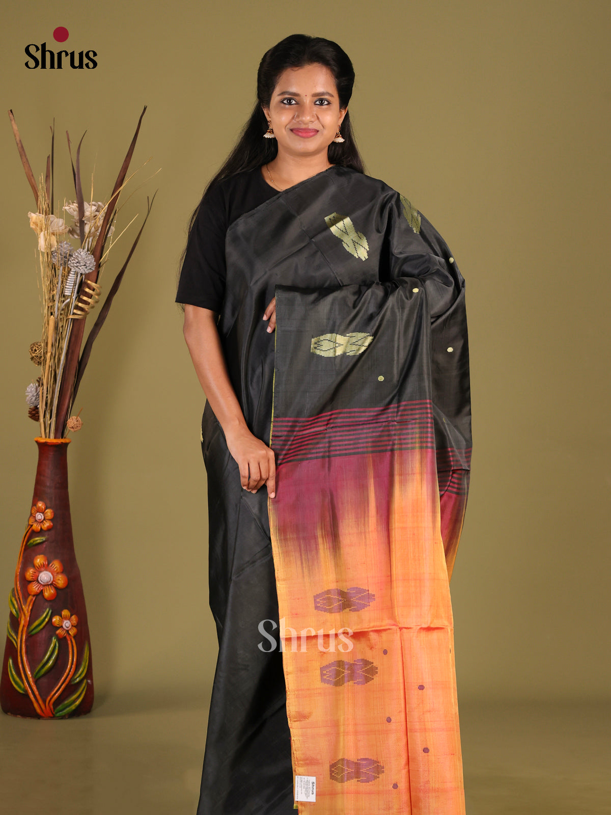 DHS22008 - Banana Pith Saree - Shop on Shrus.com