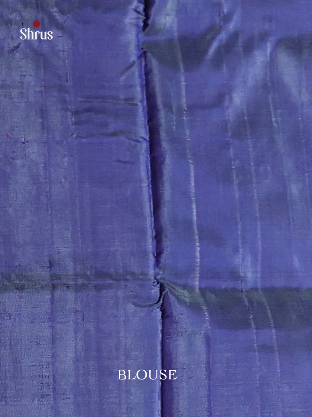 Dusty Brown  &  Blue  - Banana Pith Saree - Shop on Shrus.com