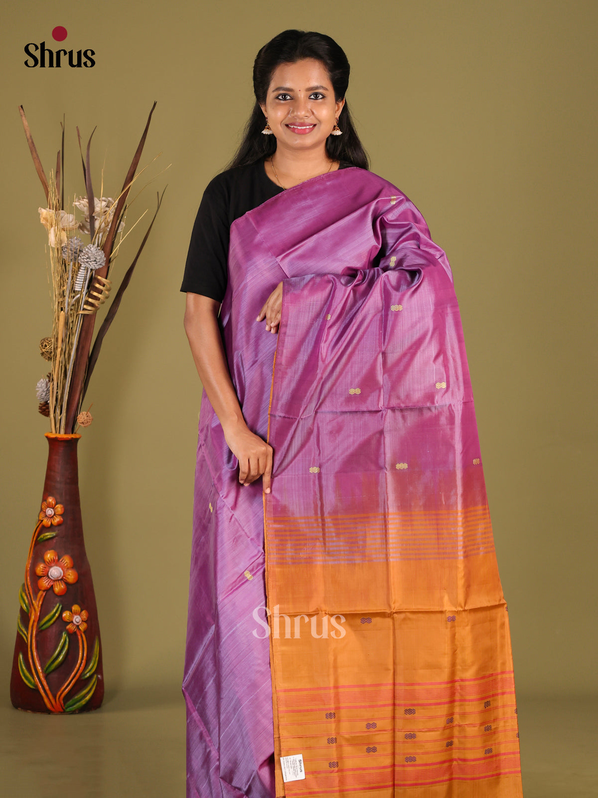 DHS22024 - Banana Pith Saree - Shop on Shrus.com