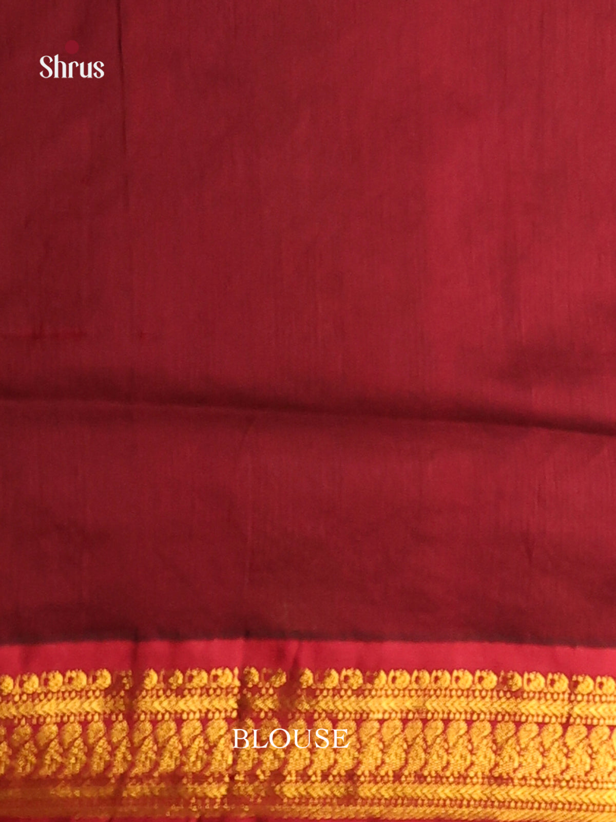 Blue & Maroon - Kalyani Cotton Saree