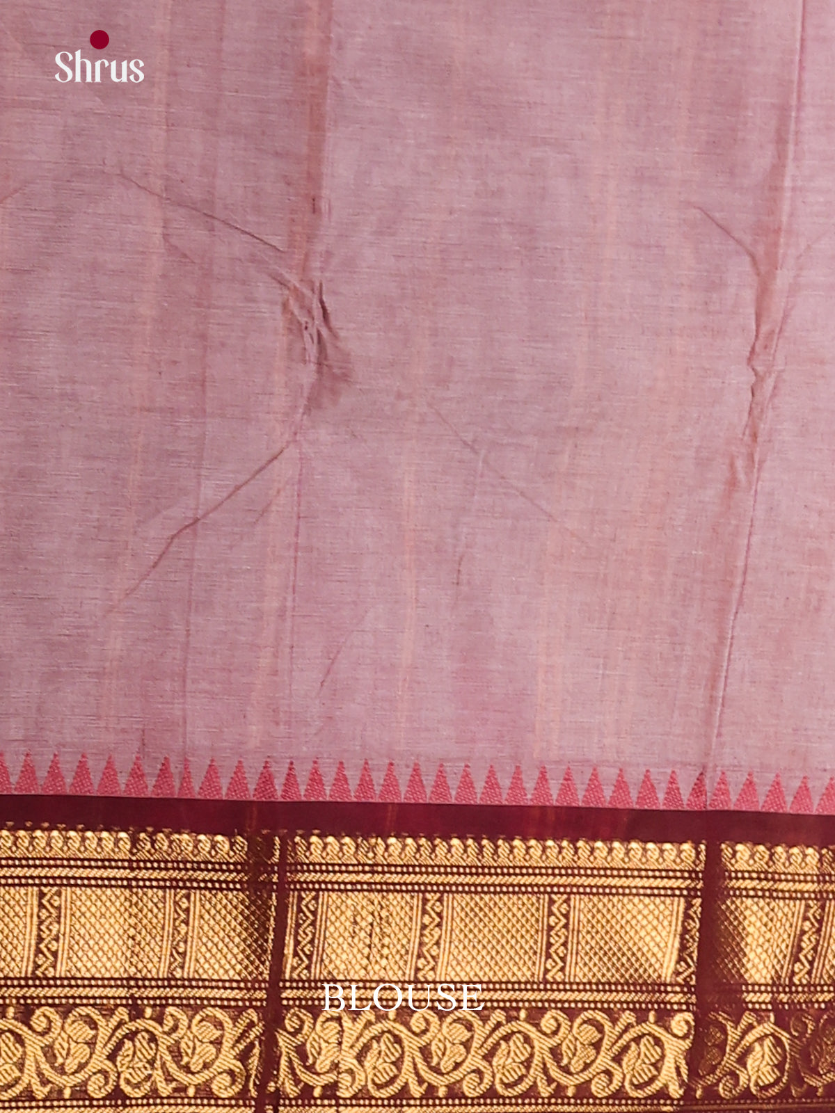 Lavender & Maroon - Chettinad Cotton Saree