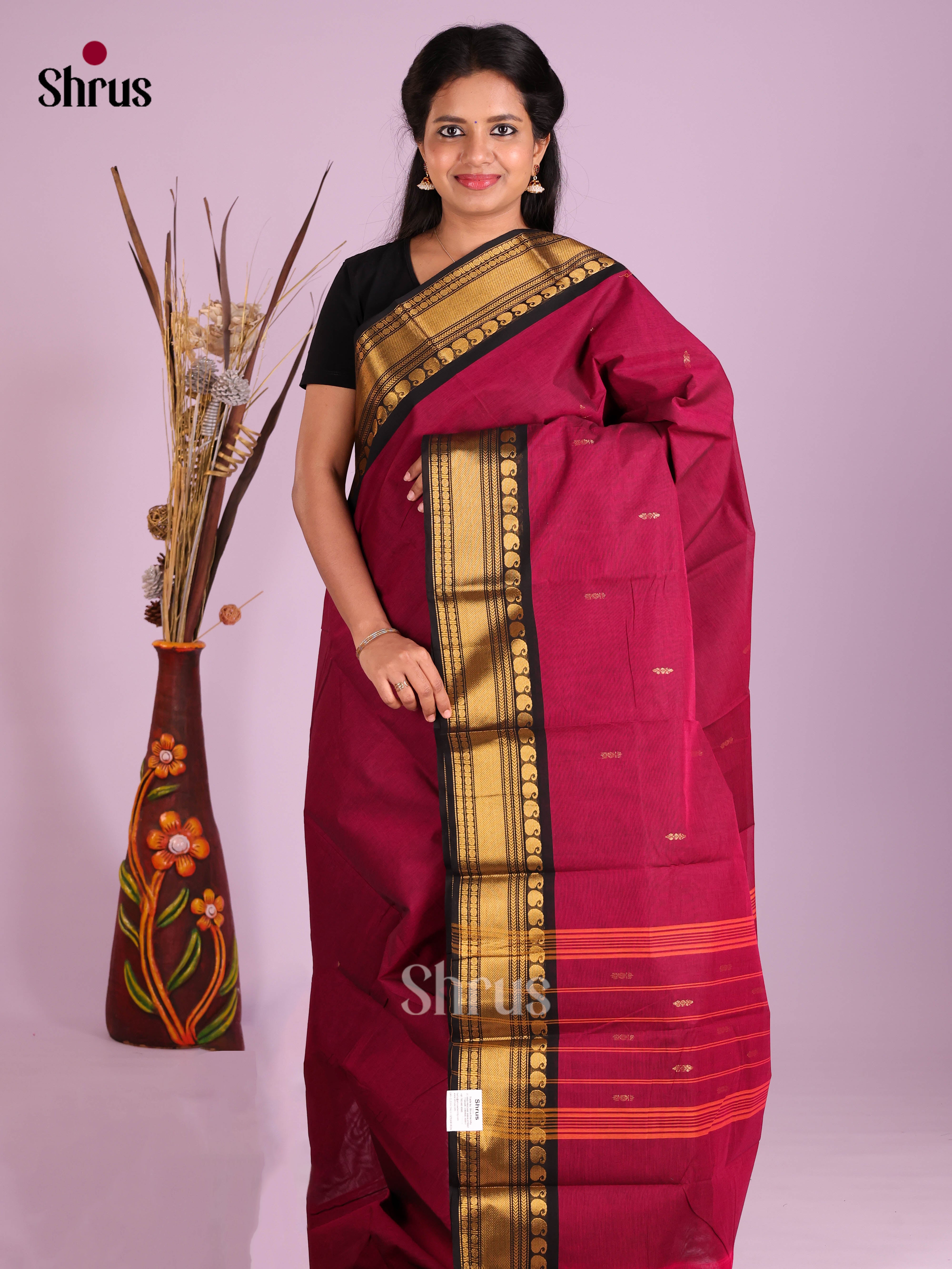 DHS22130 - Chettinad Cotton Saree