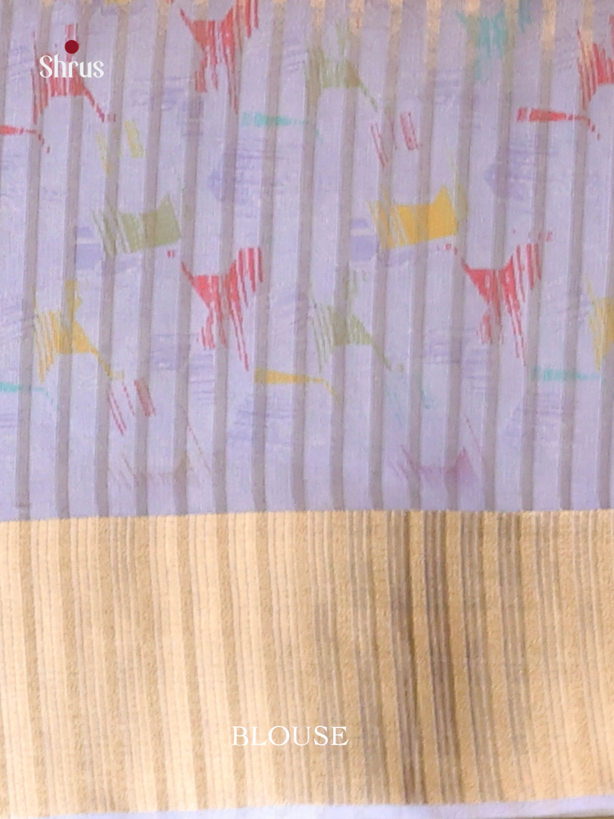 Lilac - Semi Organza Saree