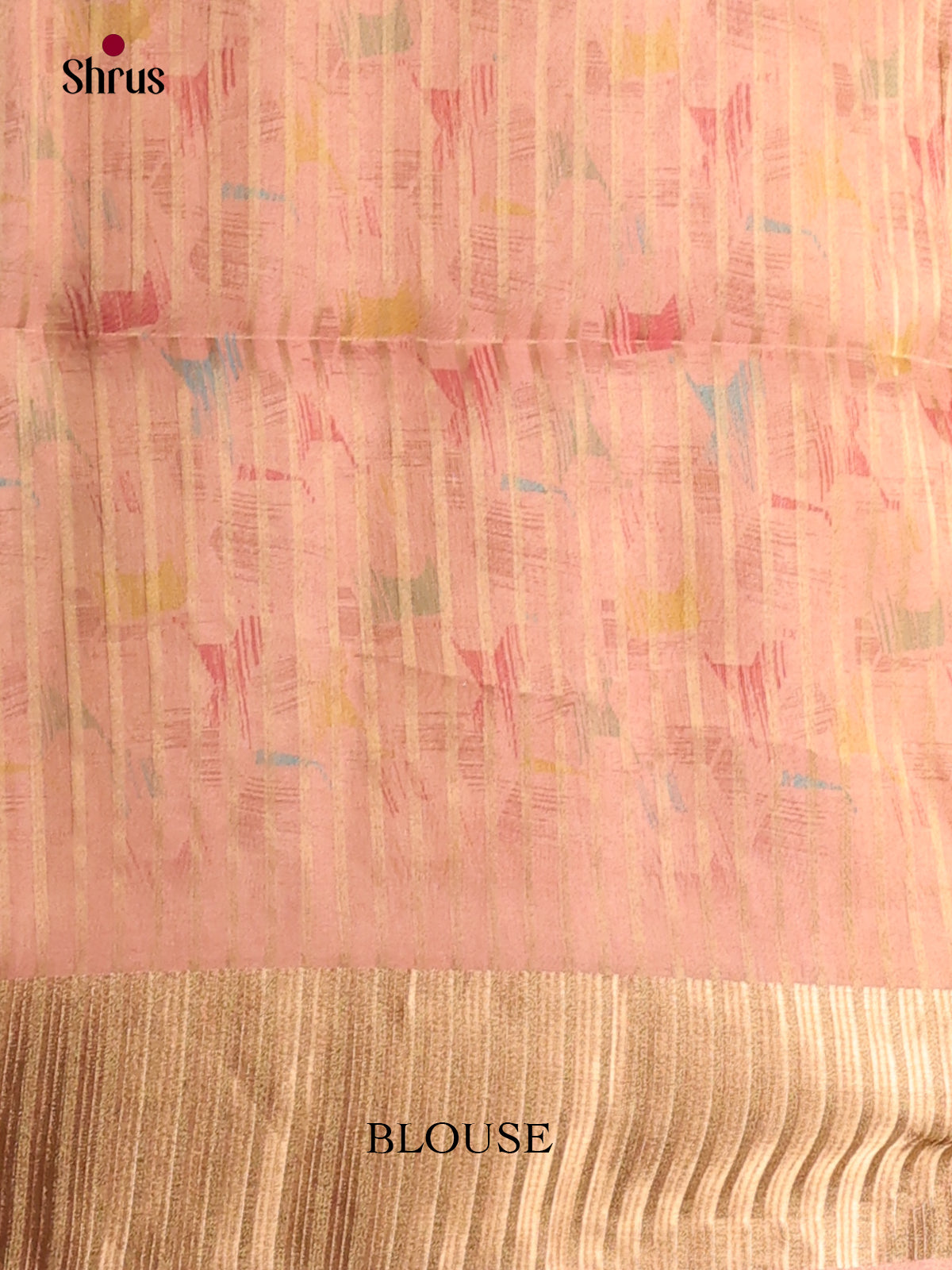 Dusty Pink  - Semi Organza Saree - Shop on Shrus.com