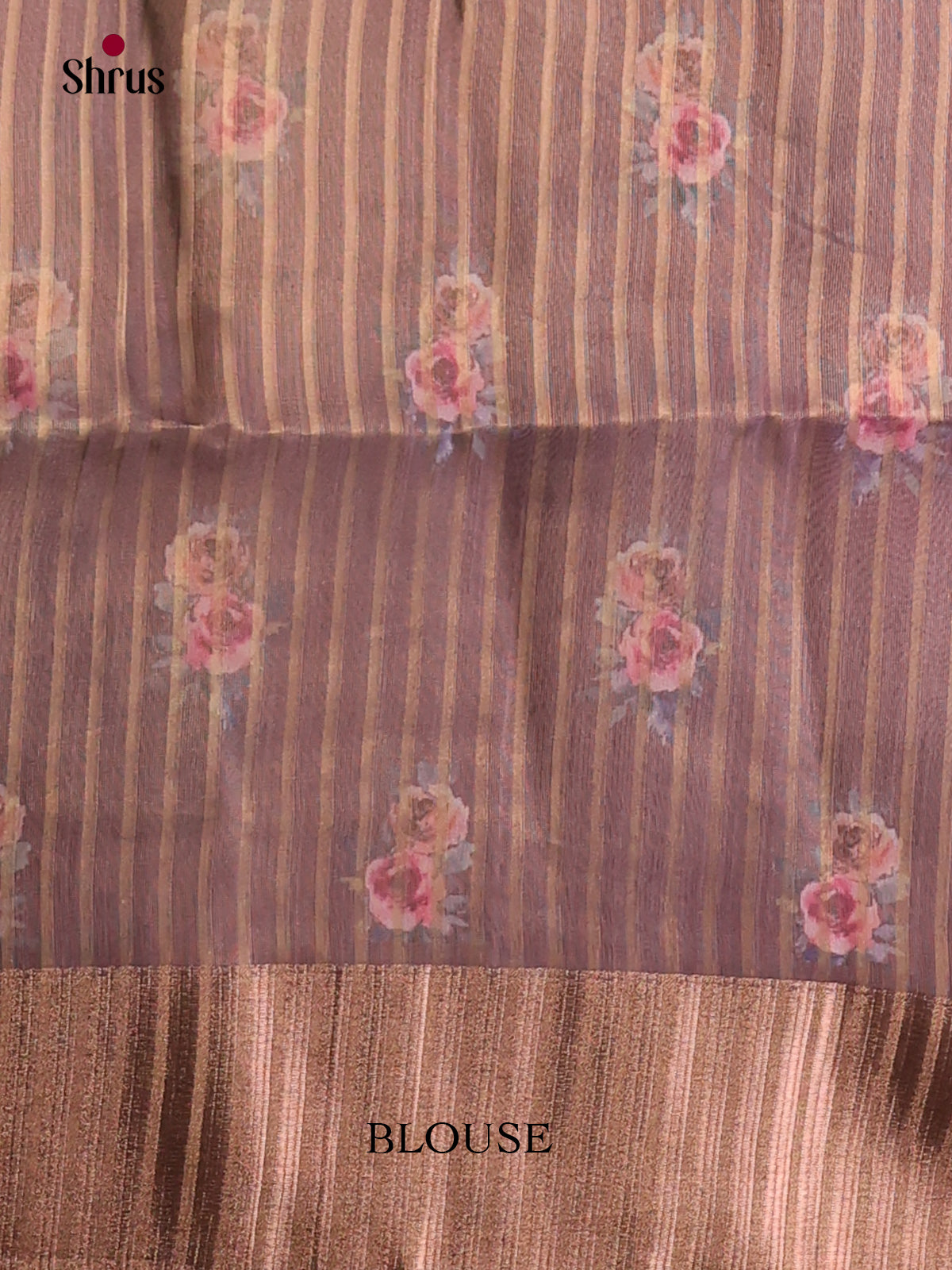 Lavender - Semi Organza Saree - Shop on Shrus.com
