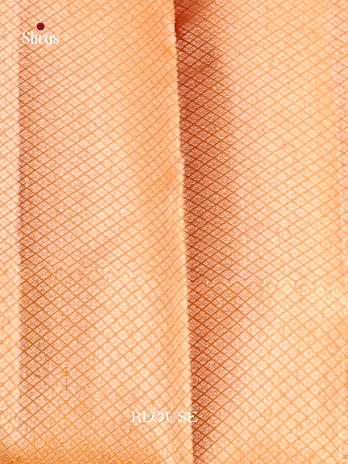 Elegant Pink Kanchipuram silk Saree with zari floral nestling brocade & Orange Border -2