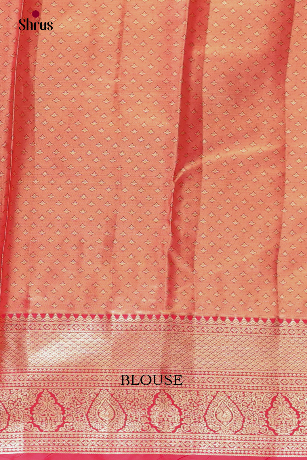 Pink & Red - Kanchipuram-halfpure Saree 2