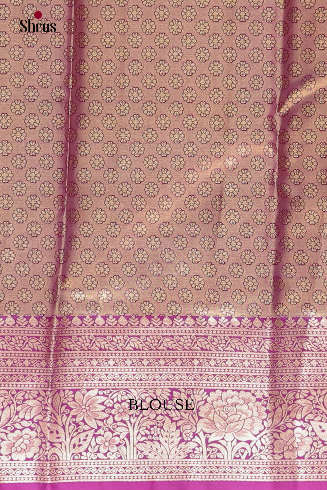 Green & Purple - Kanchipuram-halfpure Saree - Shop on Shrus.com