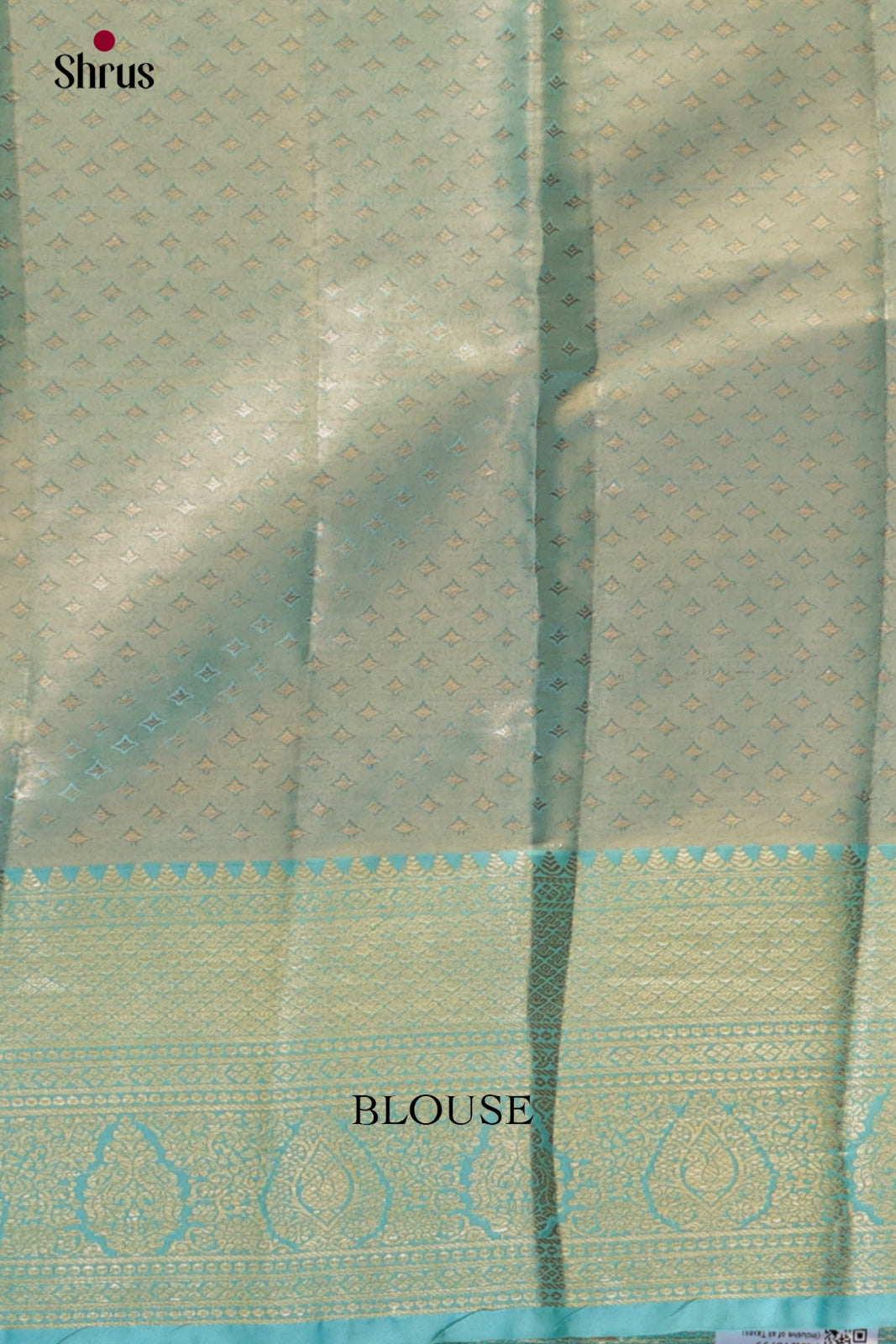 Pink & Blue - Kanchipuram-halfpure Saree 2