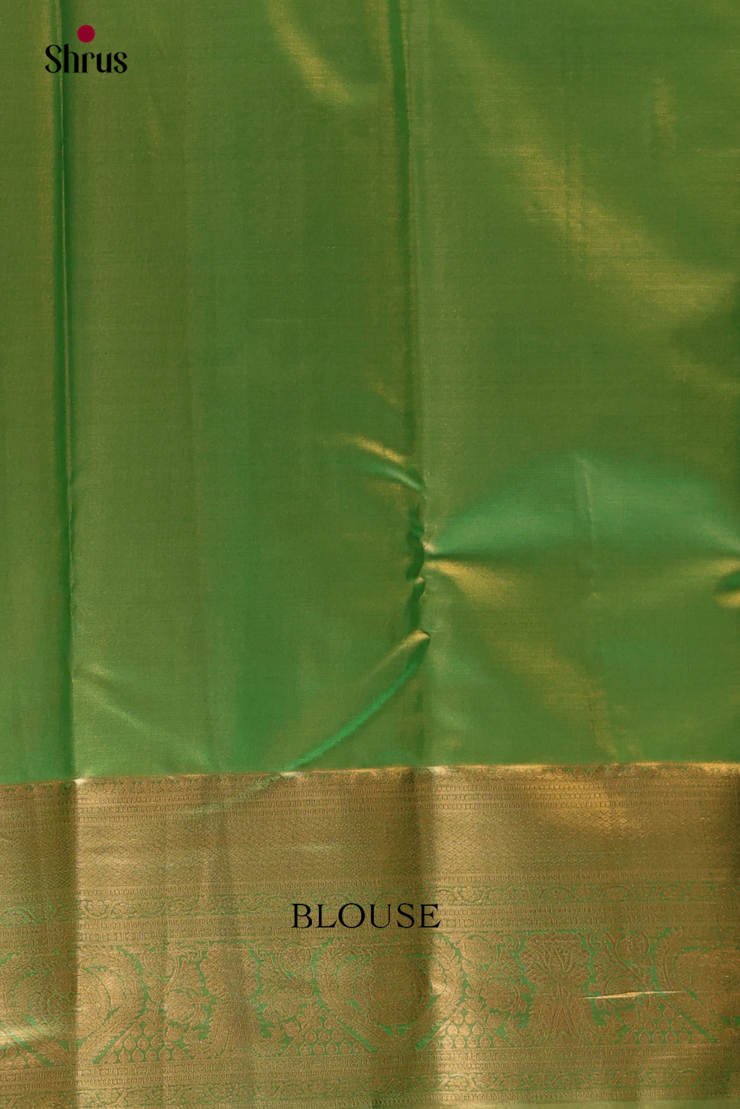 Light Green(Single Tone)- Kanchipuram-halfpure Saree - Shop on Shrus.com