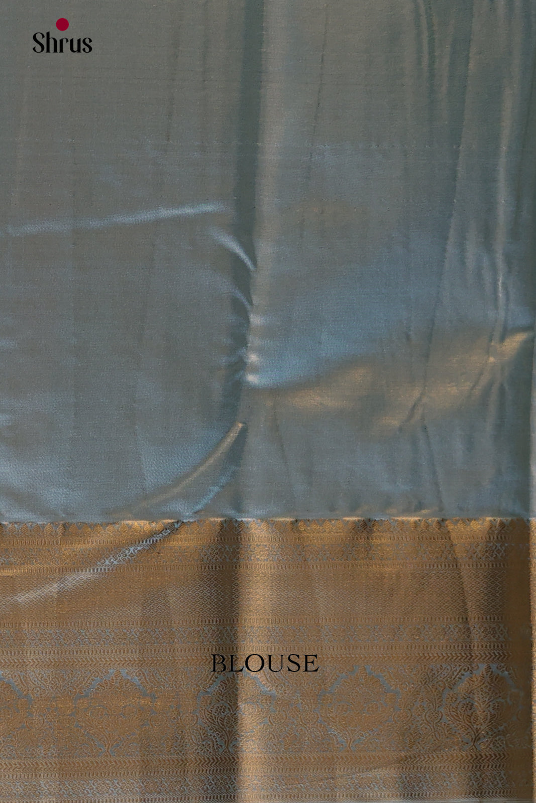 Light Blue(Single Tone) - Kanchipuram-halfpure Saree 2