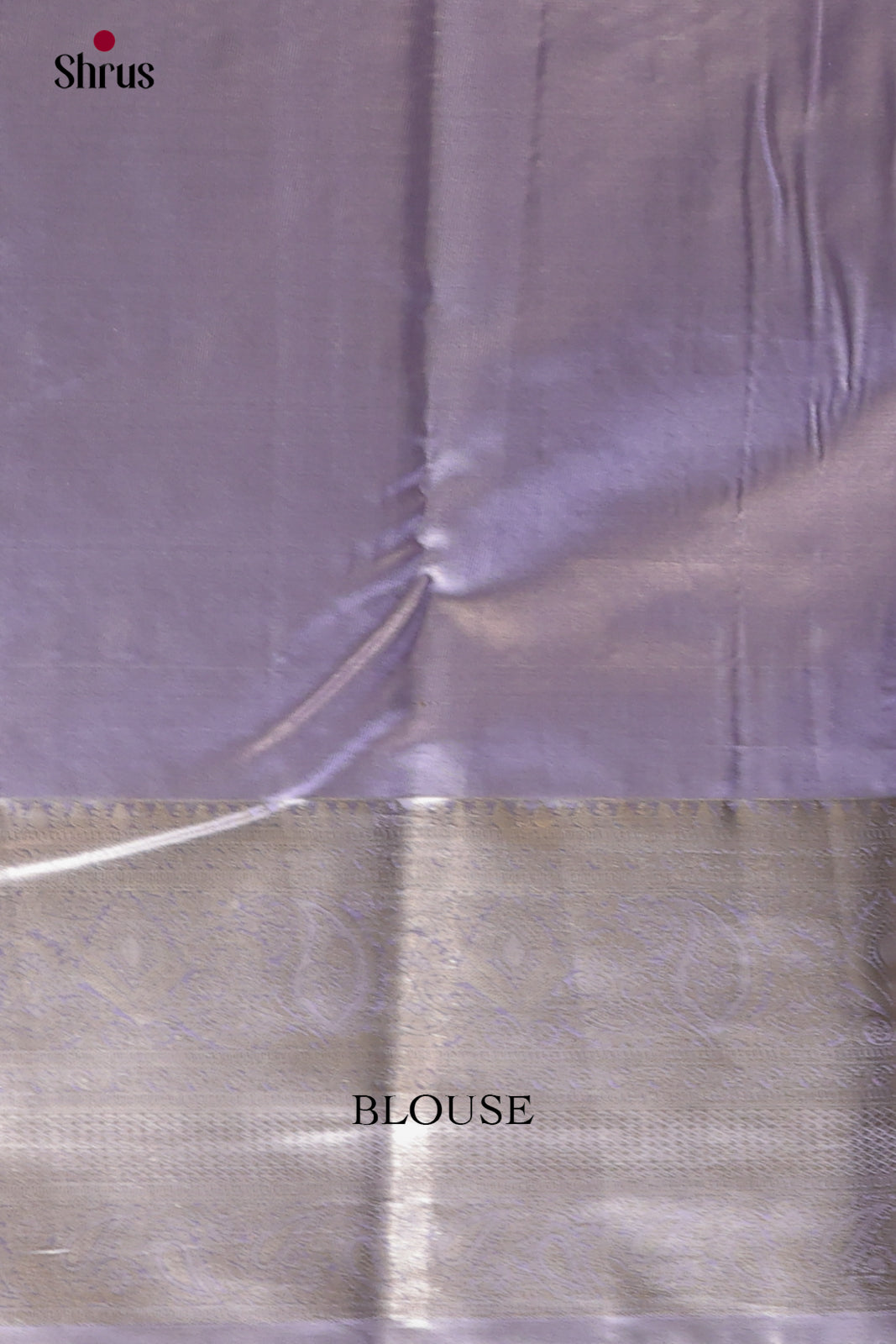 Lilac(Single Tone) - Kanchipuram-halfpure Saree 2