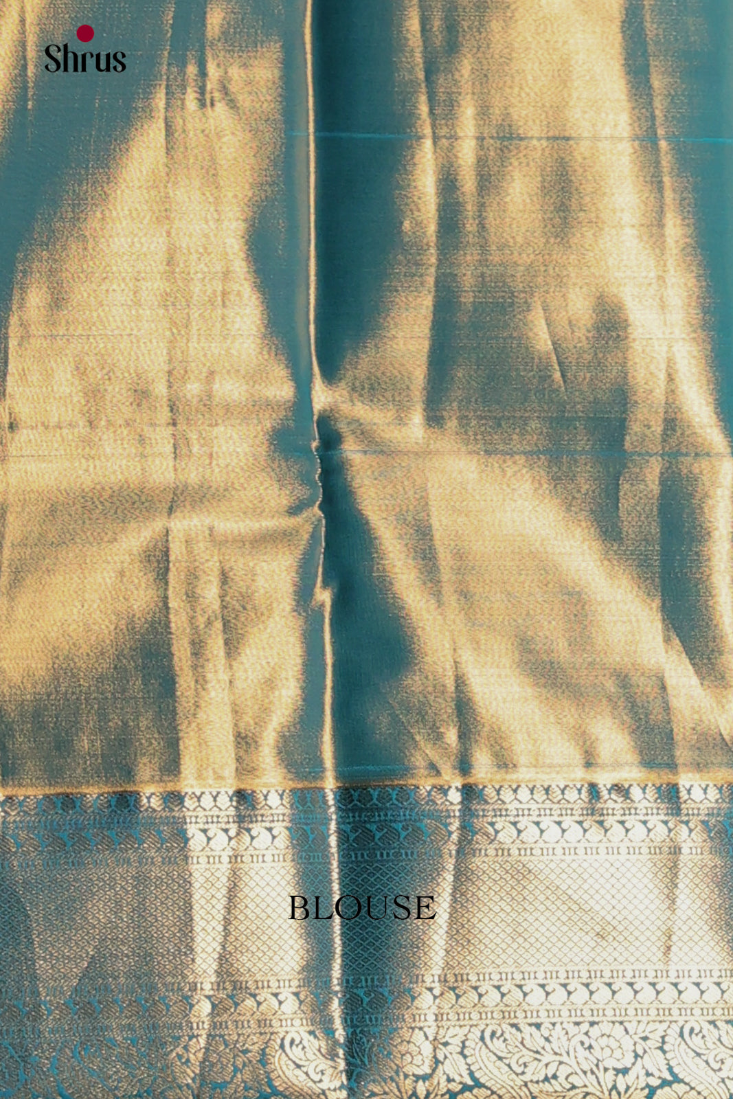 Majenta Pink & Blue - Kanchipuram-halfpure Saree - Shop on Shrus.com