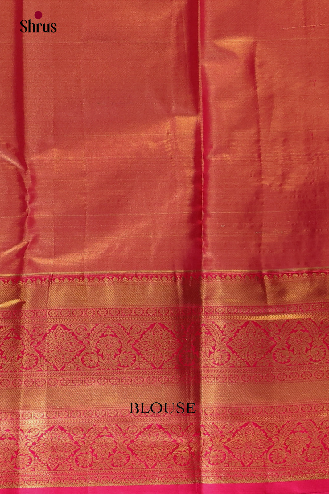 Lavender & Red - Kanchipuram-halfpure Saree - Shop on Shrus.com