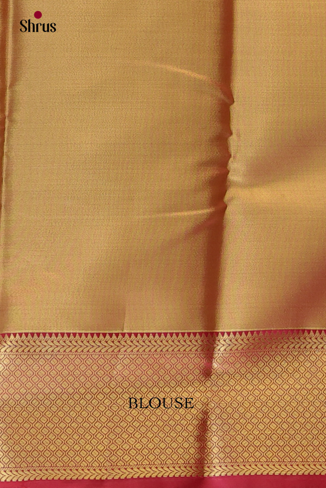 Gold & Maroon - Kanchipuram-halfpure Saree - Shop on Shrus.com