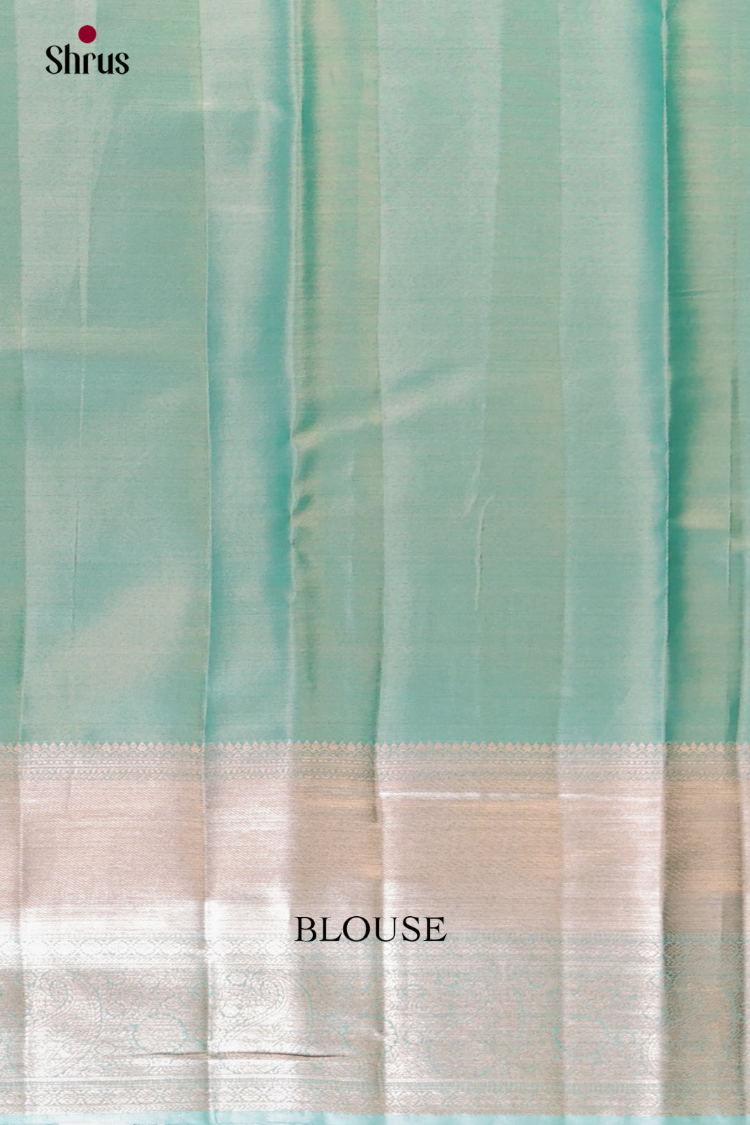 Pastel Blue(Single Tone) - Kanchipuram-halfpure Saree - Shop on Shrus.com