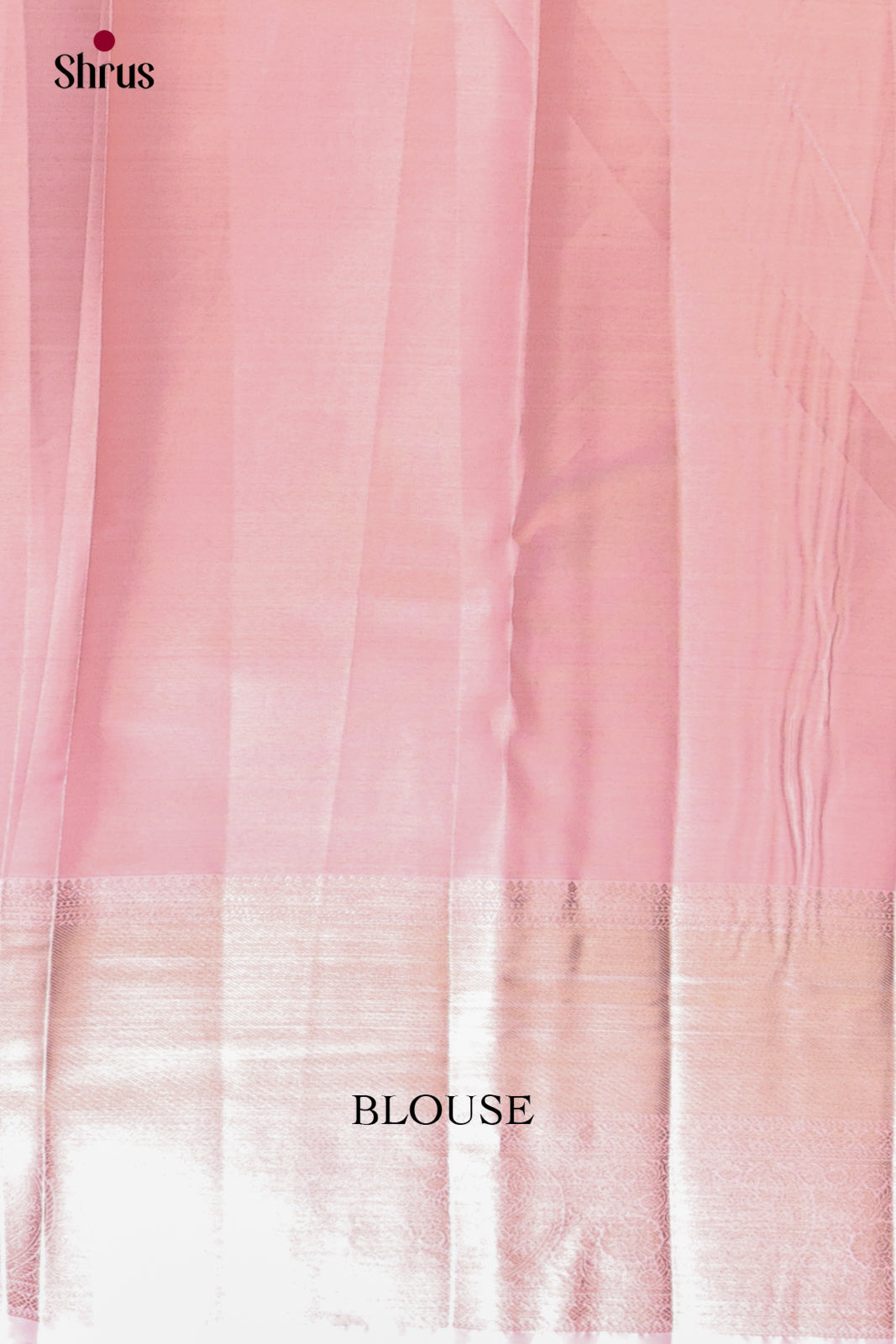 Pink(Single tone) - Kanchipuram-halfpure Saree