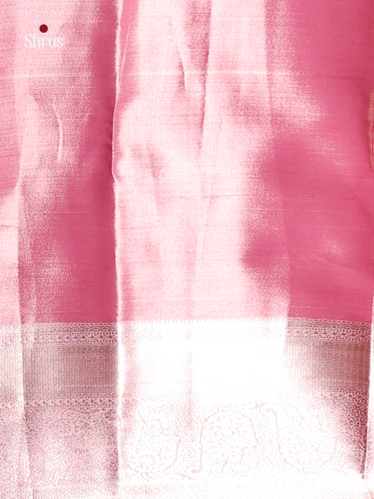 Pink Kanchipuram halfpure Saree 2