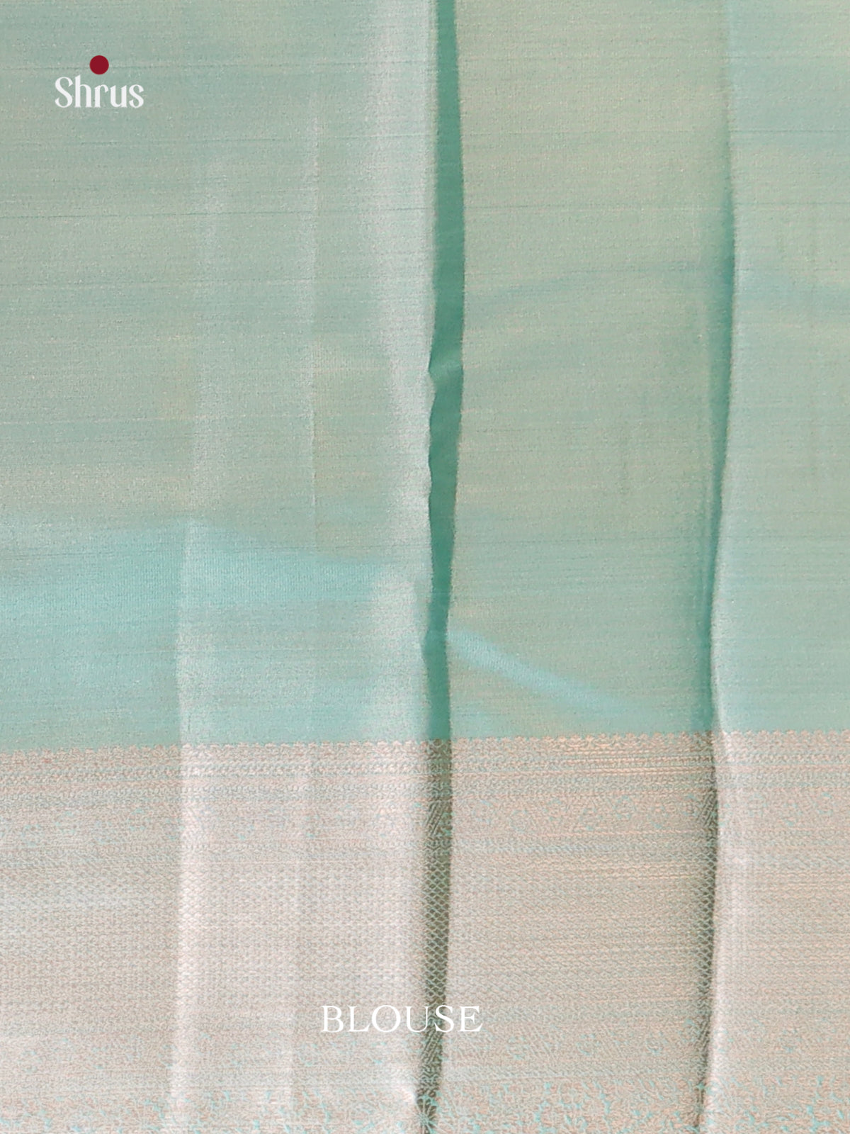 Pastel Blue(Single Tone) - Kanchipuram-halfpure Saree - Shop on Shrus.com