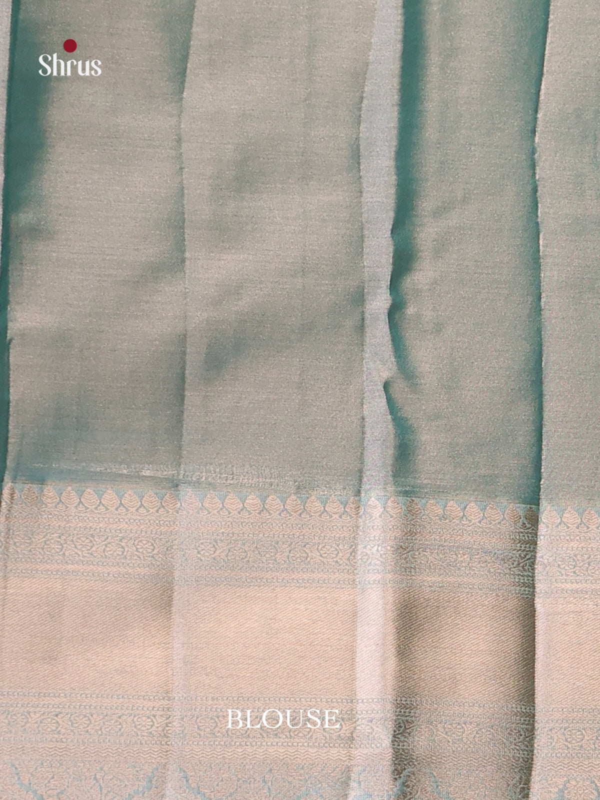 Ice Blue(Single Tone) - Kanchipuram-halfpure Saree