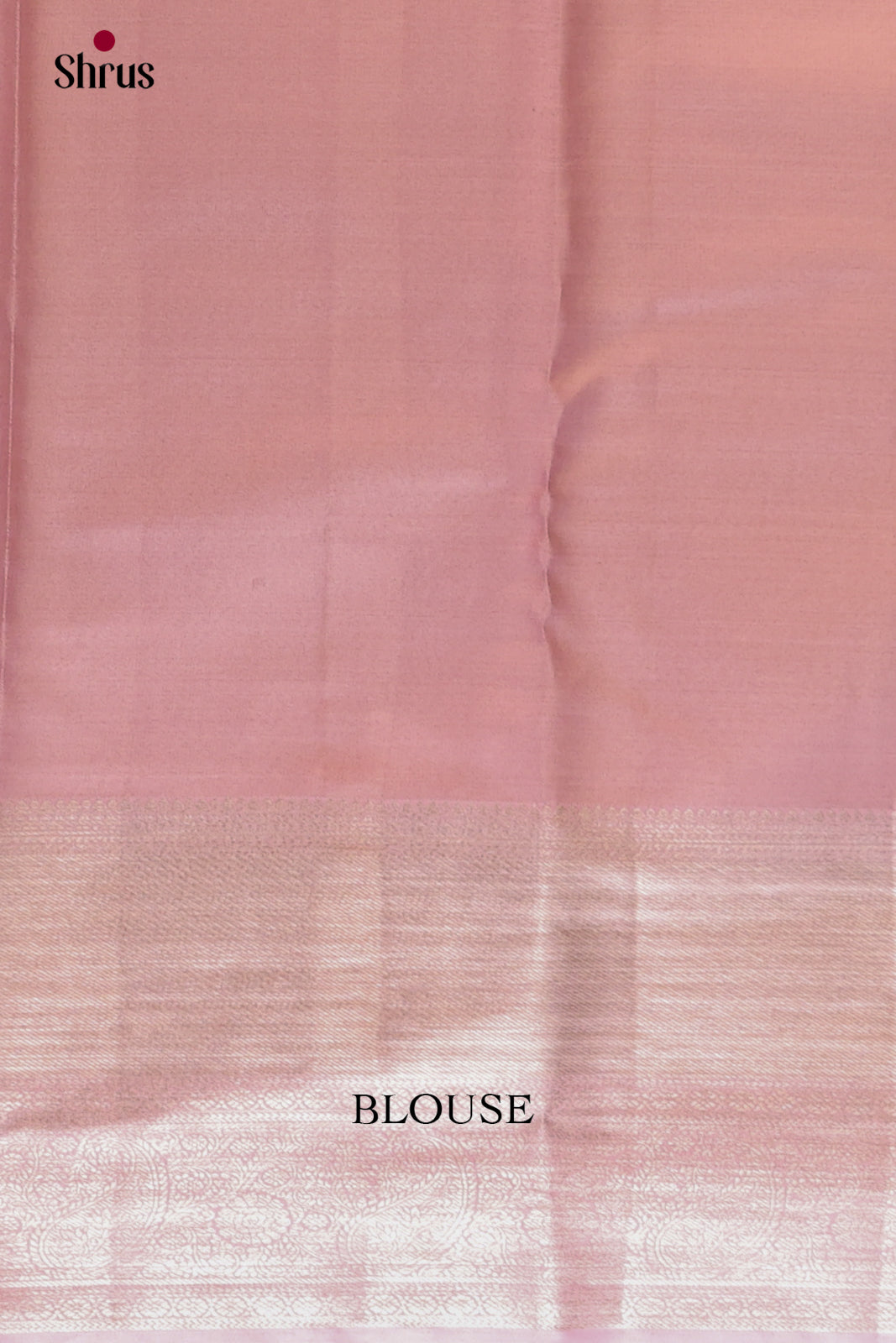 Pink(Single Tone) - Kanchipuram-halfpure Saree - Shop on Shrus.com