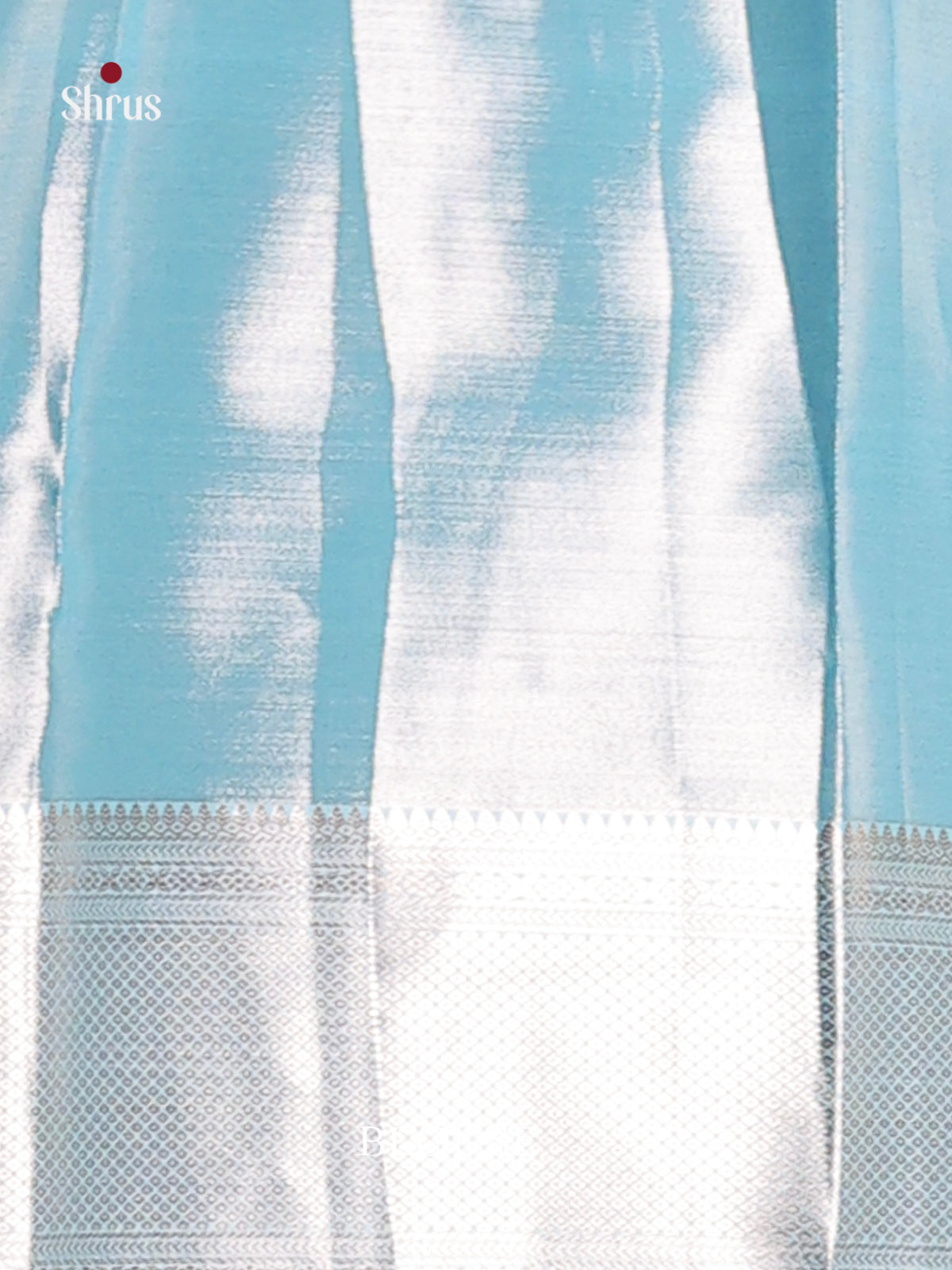 Ice Blue(Single Tone) - Kanchipuram-halfpure Saree - Shop on Shrus.com