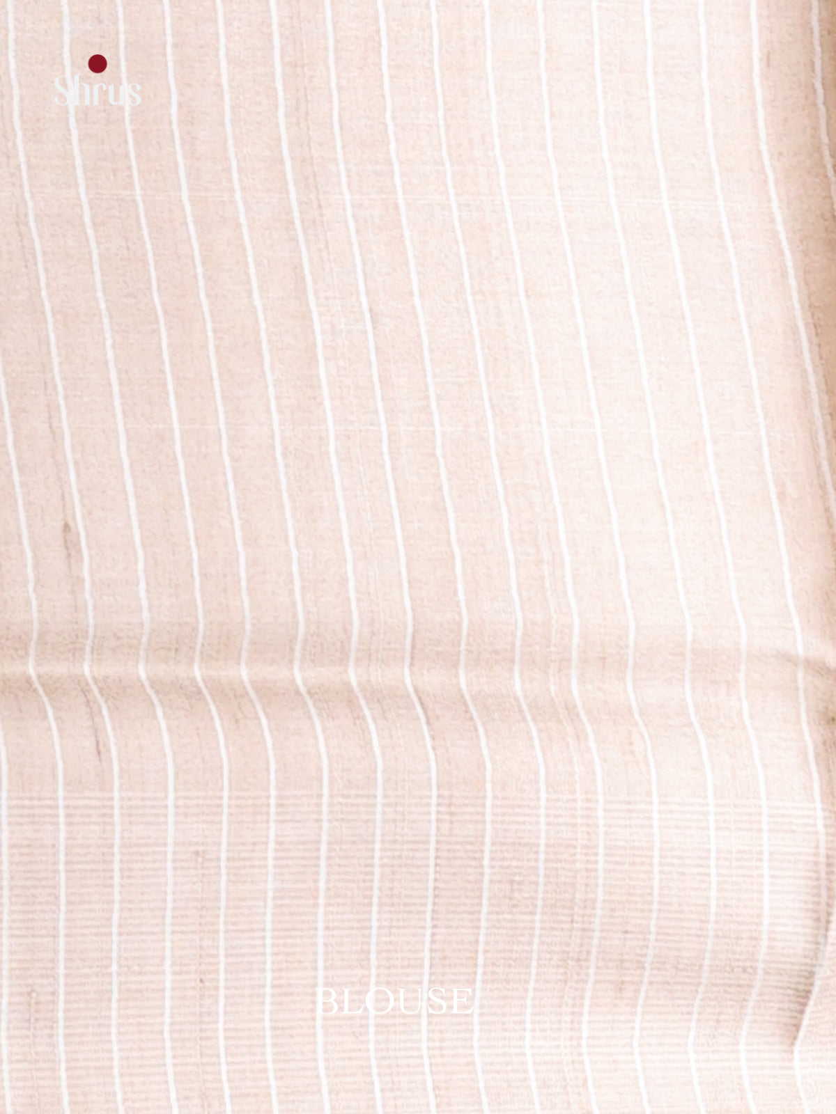 Cream(Single tone) - Tussar Saree