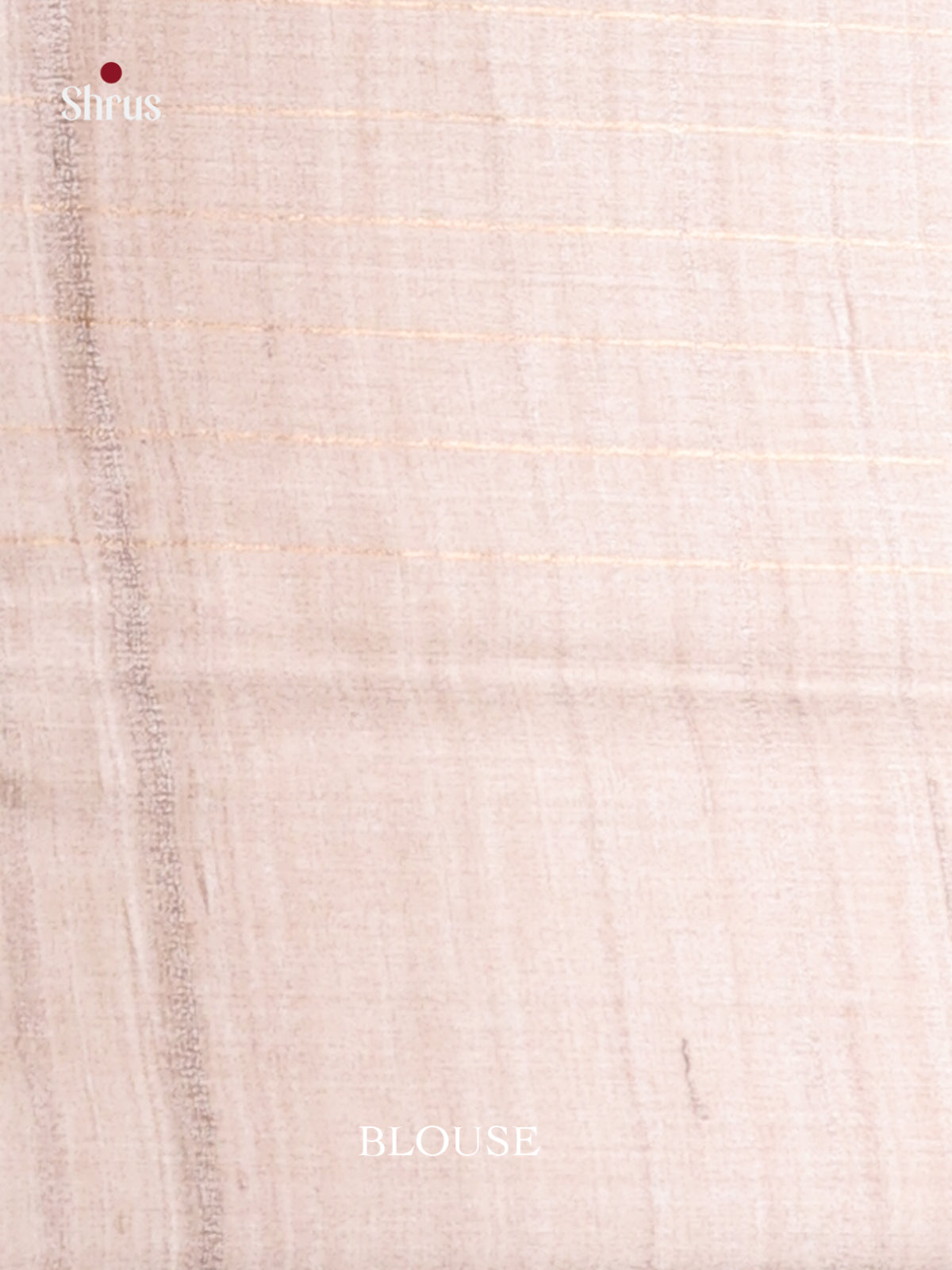 Cream(Single Tone) - Tussar Saree - Shop on Shrus.com