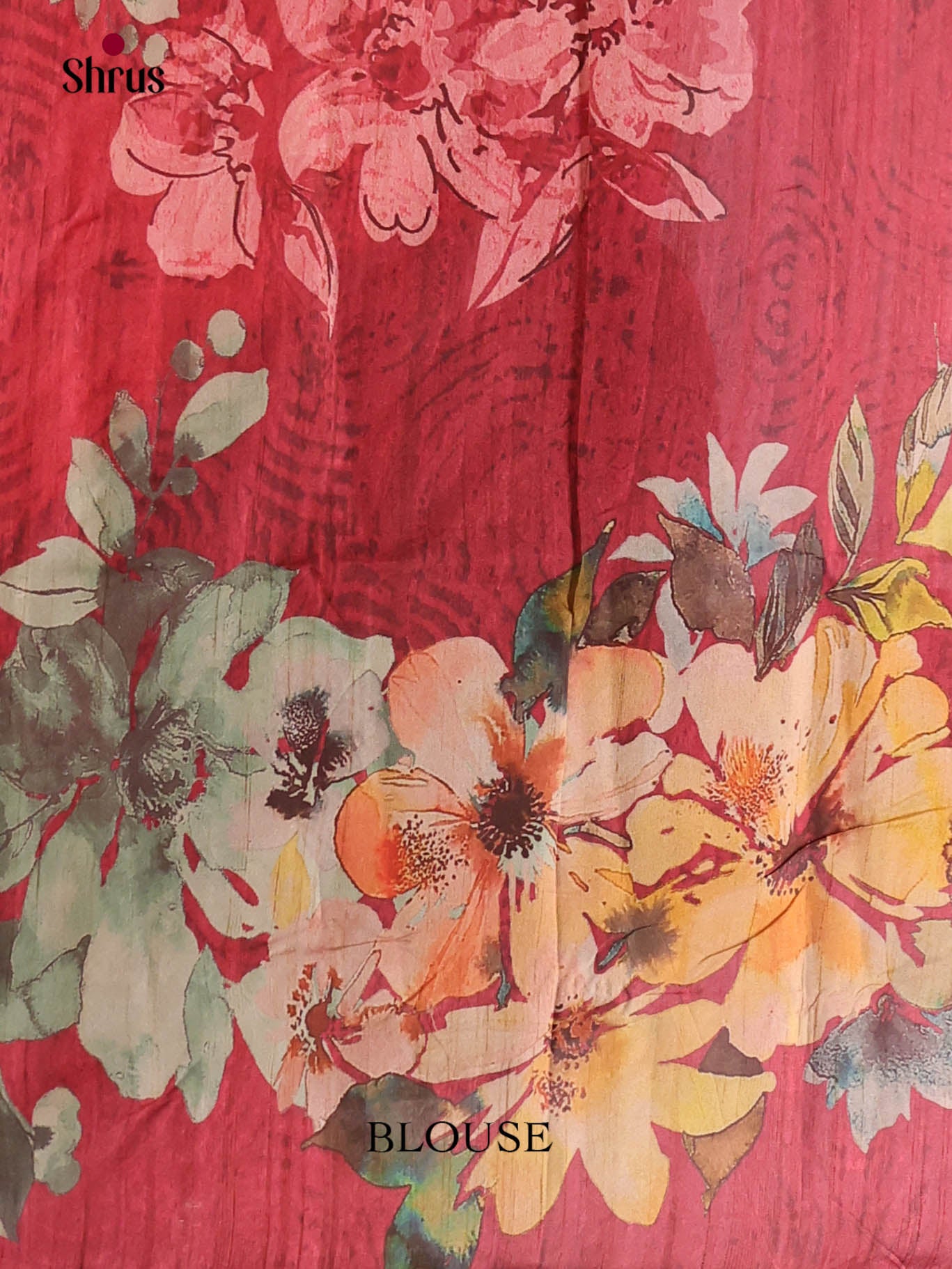 DHS23463 - Moonga Silk Saree - Shop on Shrus.com