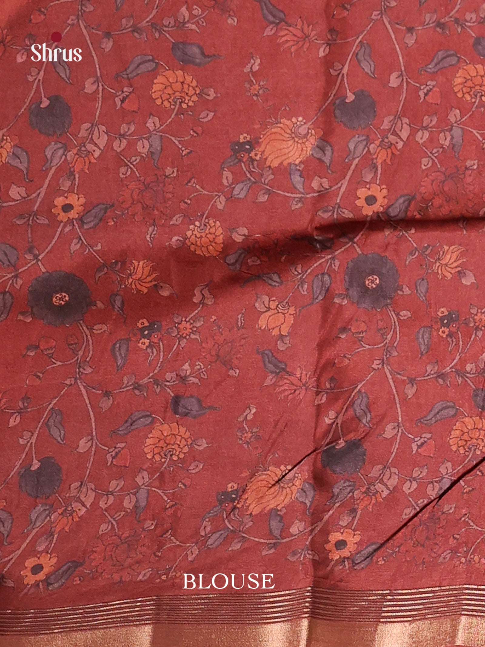 DHS23526 - Moonga Silk Saree - Shop on Shrus.com