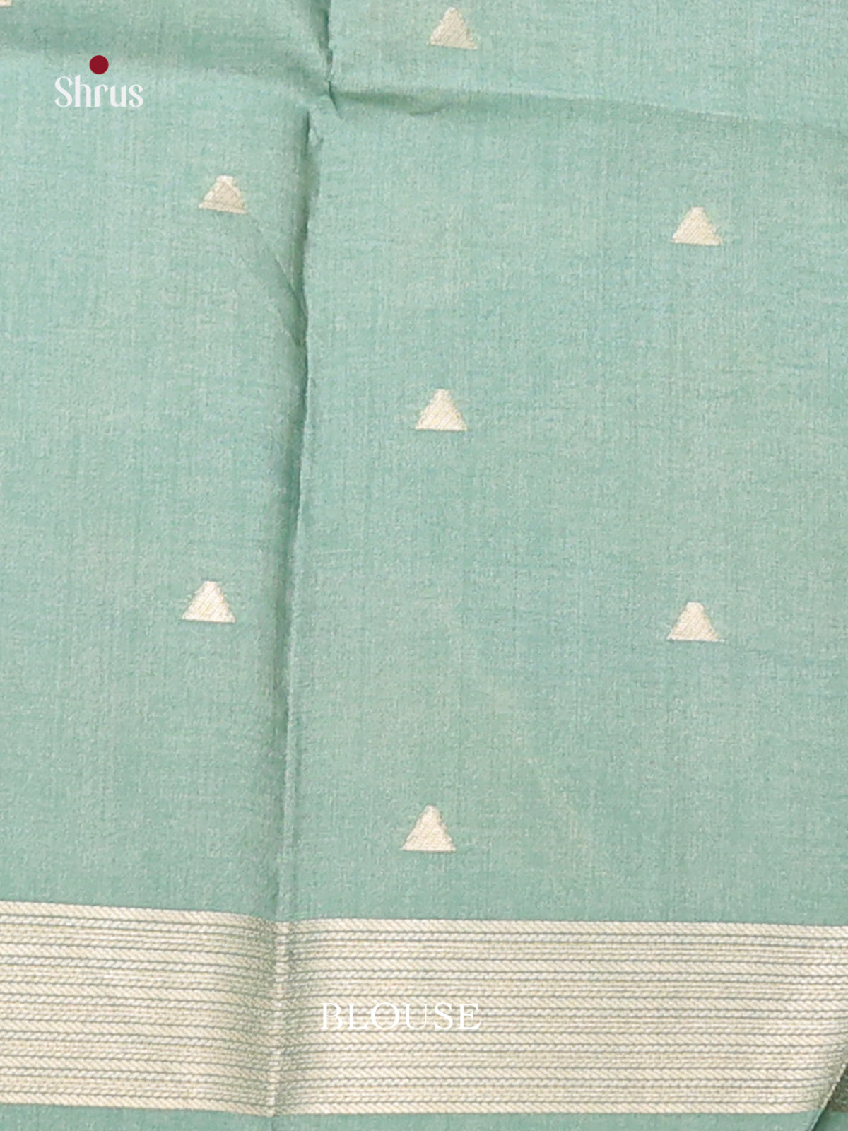 Green & Teal - Semi Tussar Saree - Shop on Shrus.com