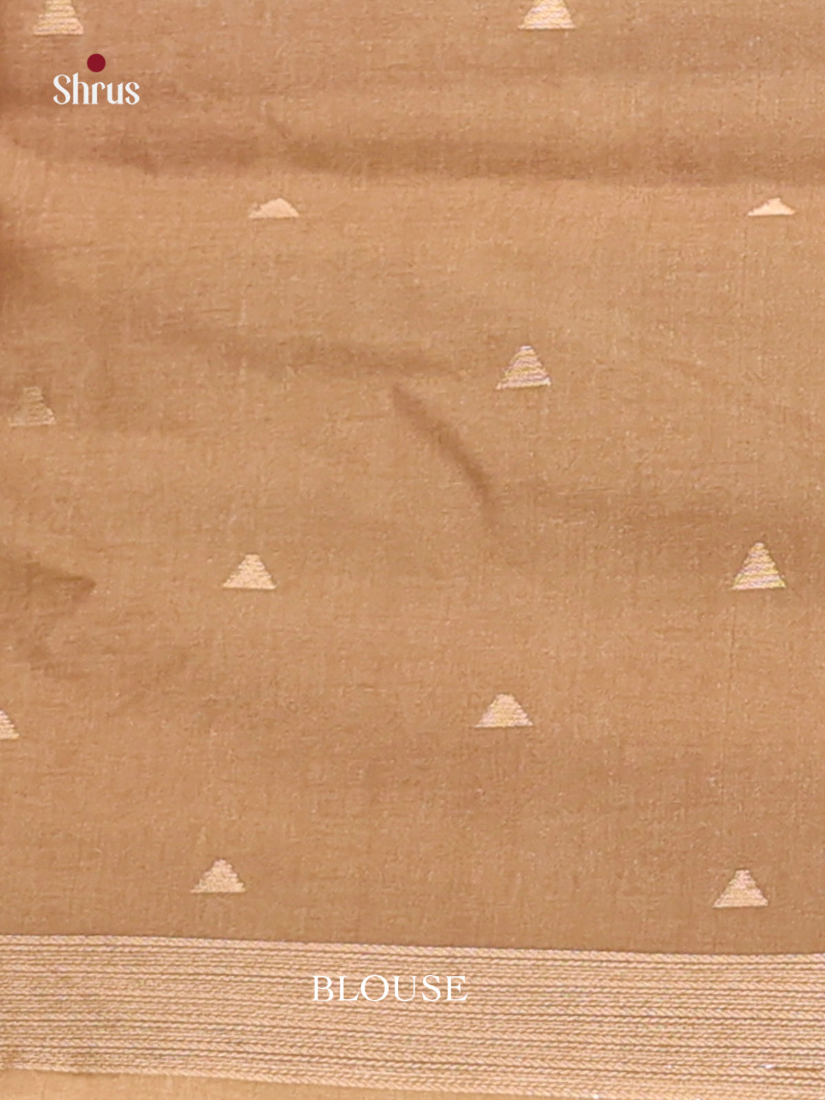 Pink &  Beige - Semi Tussar Saree - Shop on Shrus.com