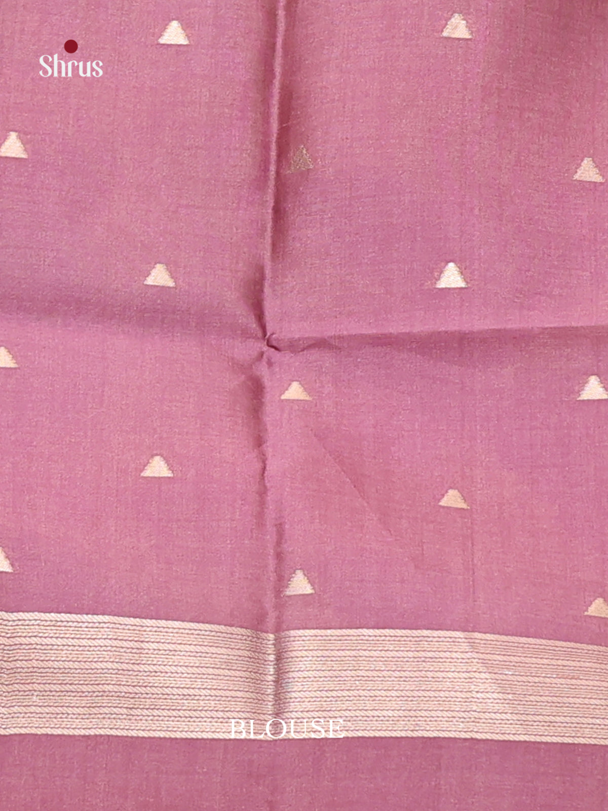 Gold & Purple - Semi Tussar Saree