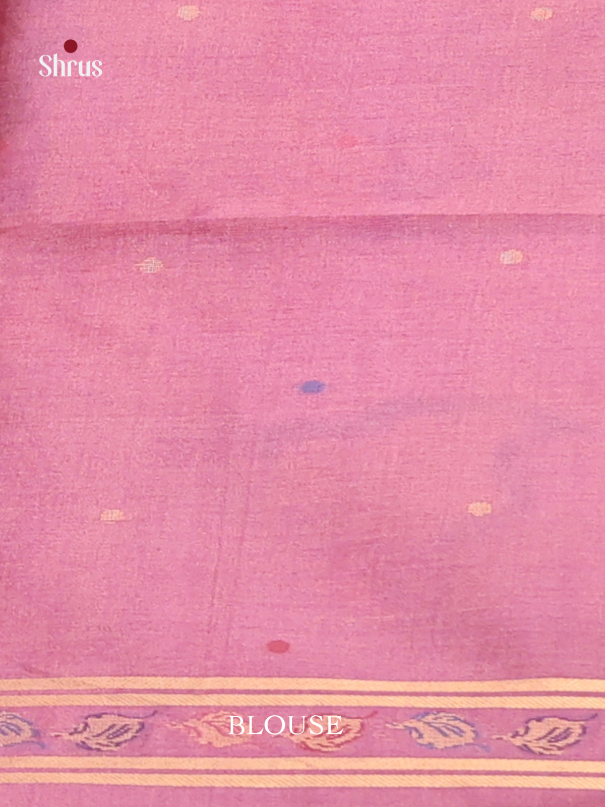 Onion Pink - Semi Tussar Saree - Shop on Shrus.com