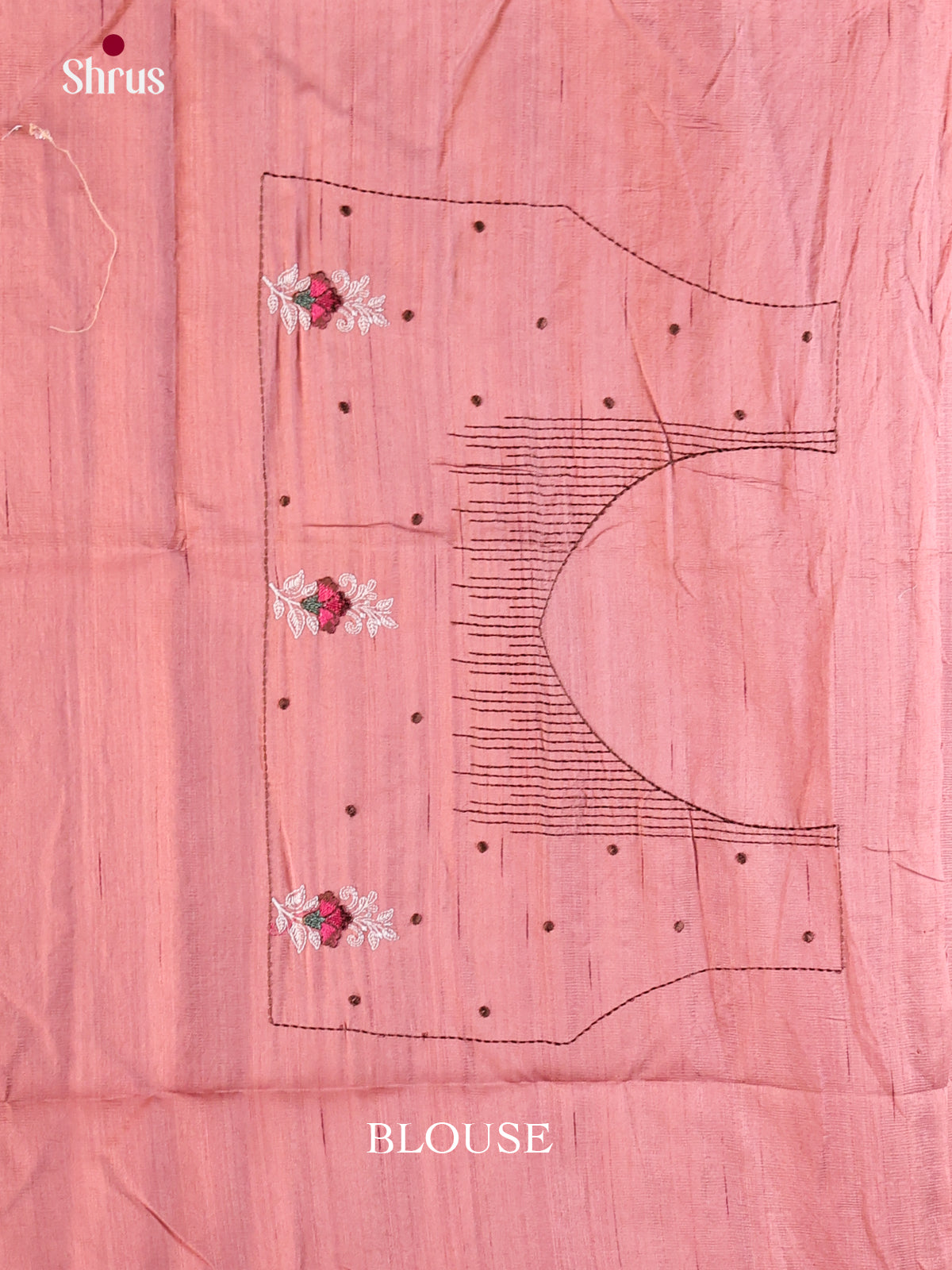 Onion peel- Semi Rawsilk Saree