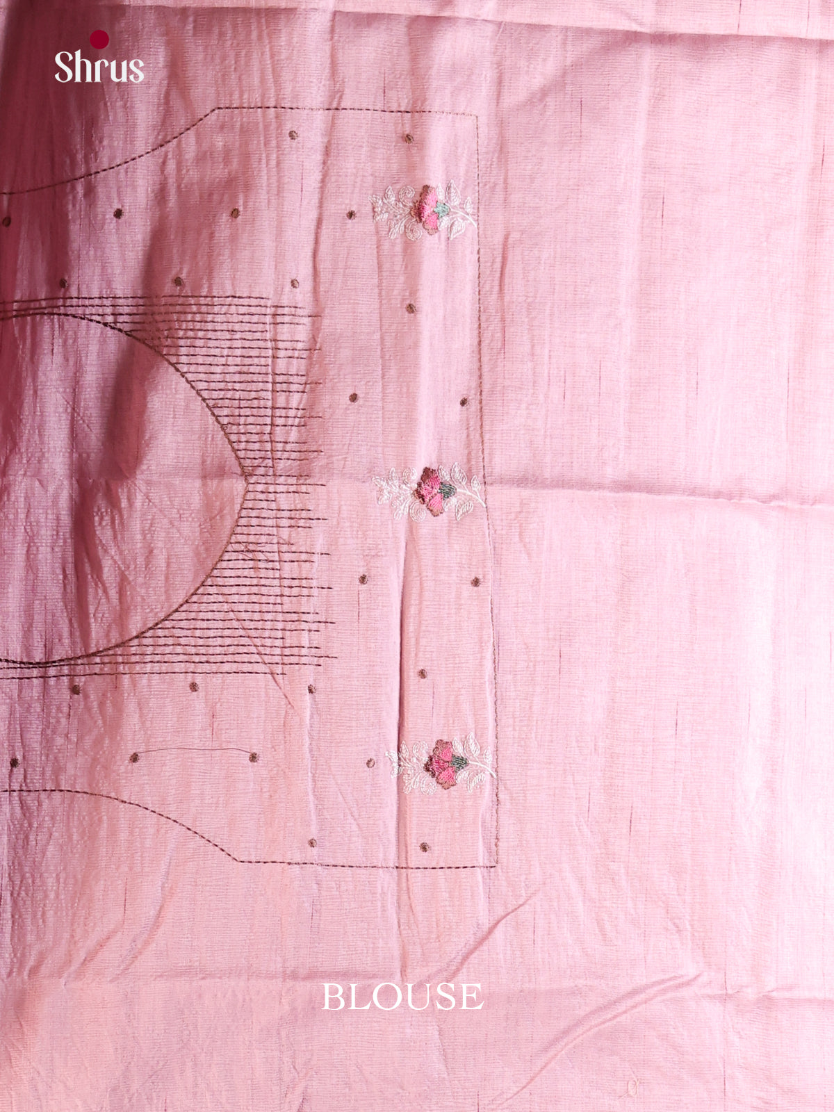 Lavender - Semi Rawsilk Saree