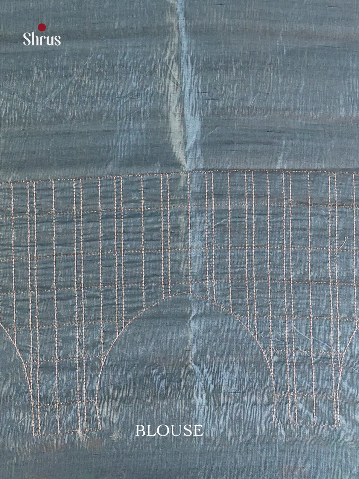 Grey - Semi Rawsilk Saree - Shop on Shrus.com