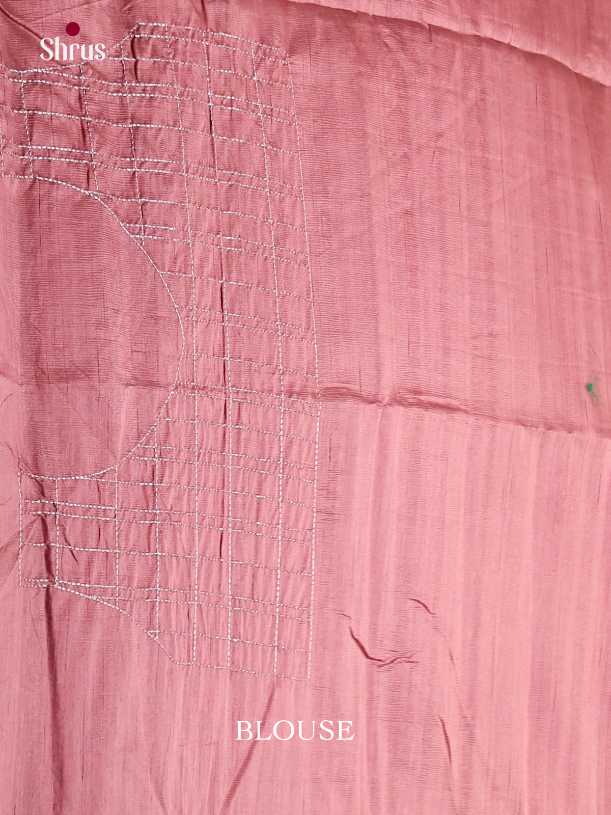 Dusty Brown - Semi Rawsilk Saree - Shop on Shrus.com