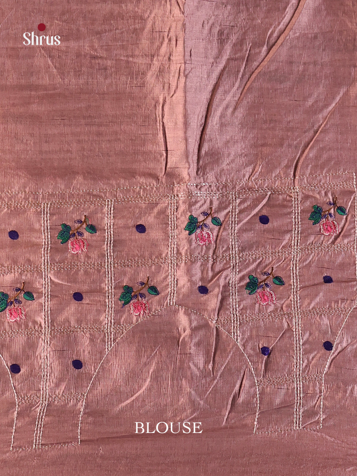 DHS23594 - Semi Rawsilk Saree - Shop on Shrus.com