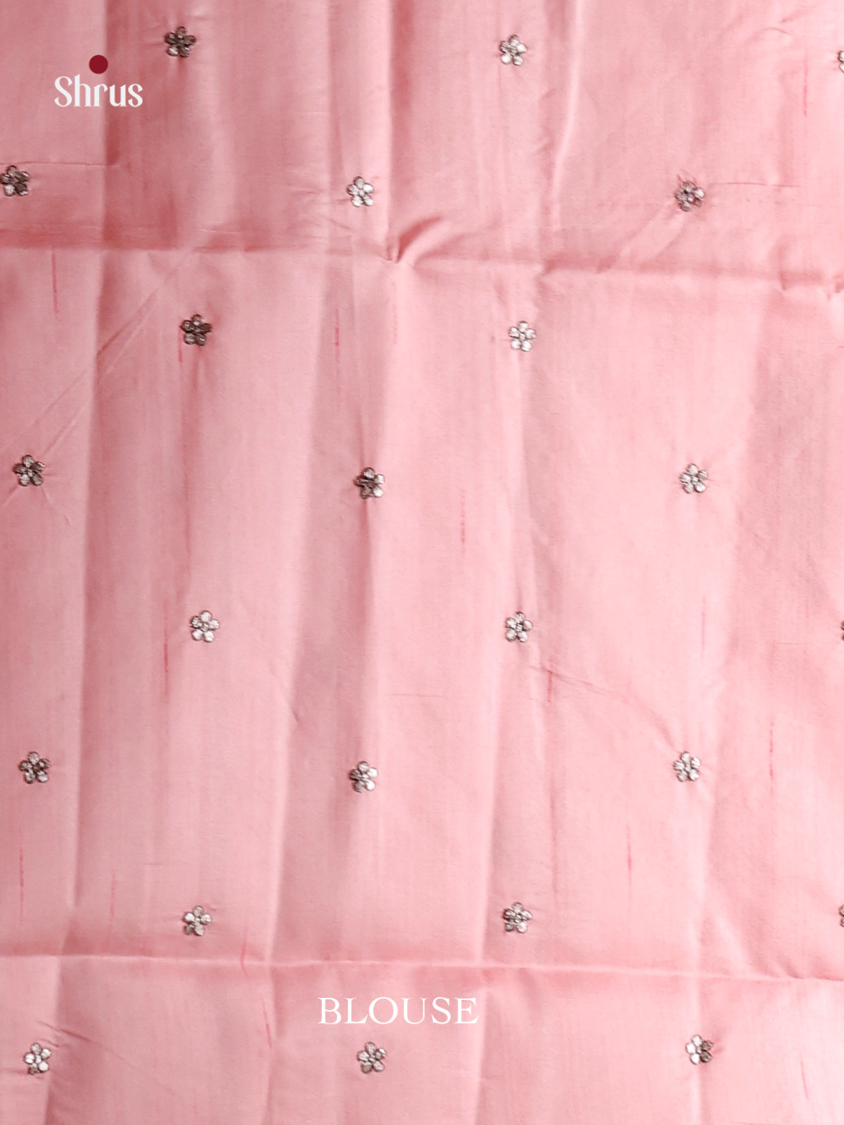Pink - Semi Rawsilk Saree - Shop on Shrus.com