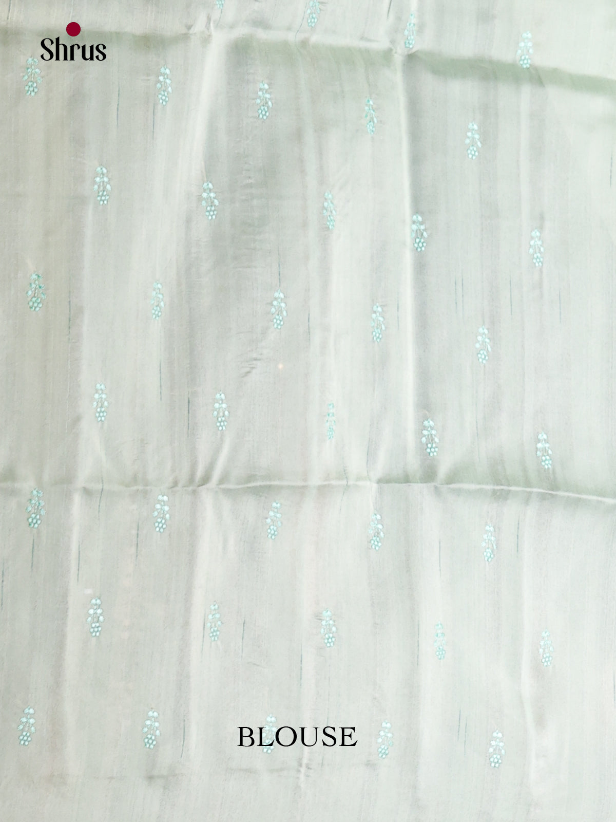 Ice Green- Semi Rawsilk Saree - Shop on Shrus.com