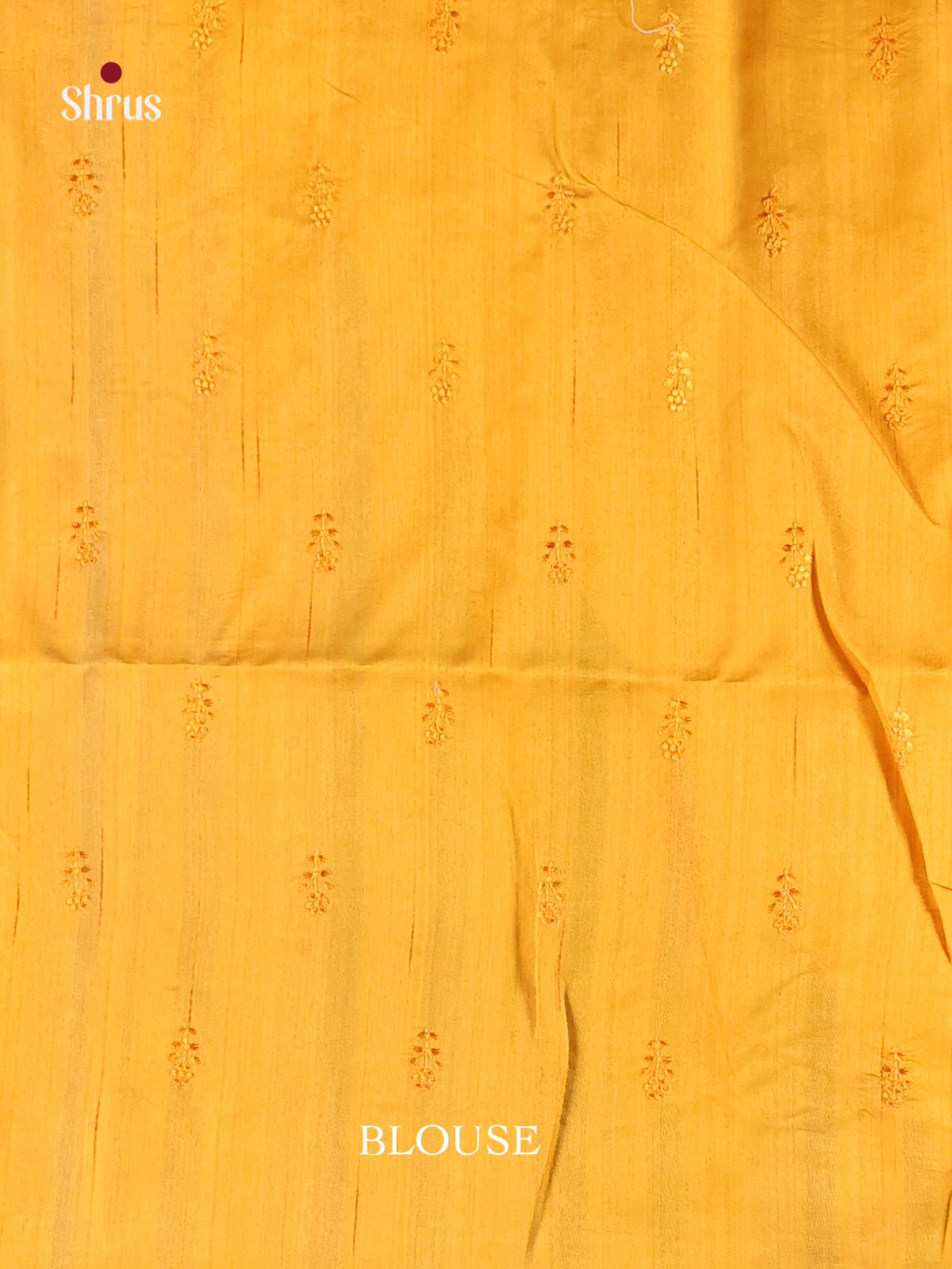 Mustard - Semi Rawsilk Saree - Shop on Shrus.com
