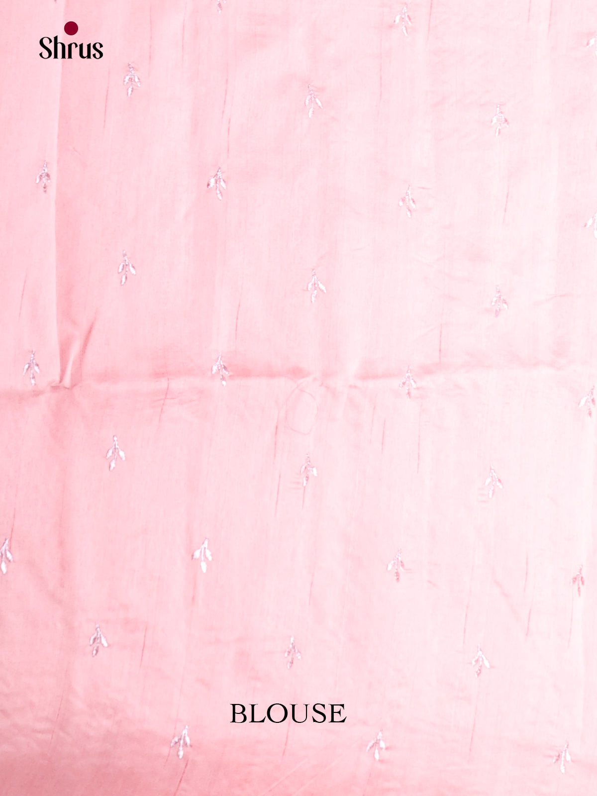 Pink - Semi Rawsilk Saree - Shop on Shrus.com