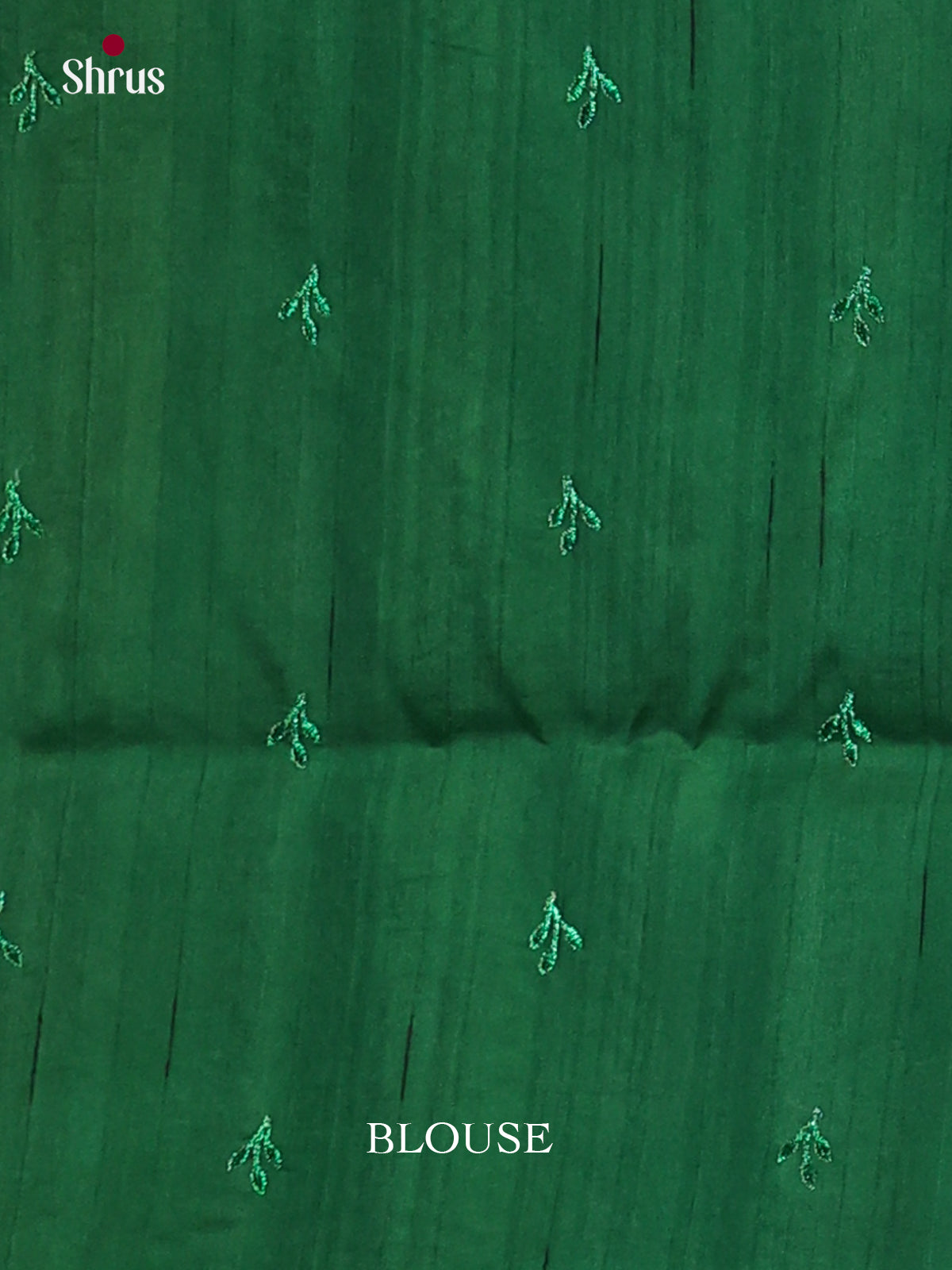 Green - Semi Rawsilk Saree