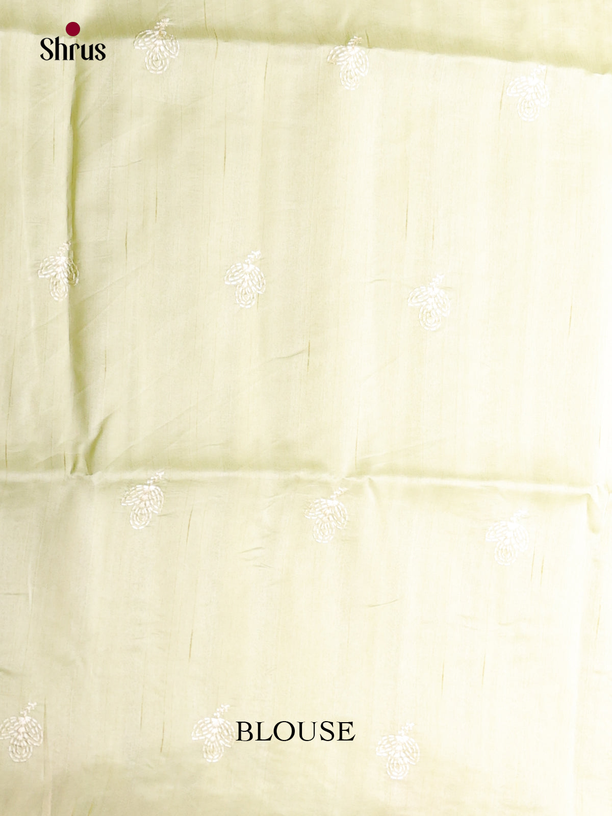 Pista Green - Semi Rawsilk Saree - Shop on Shrus.com