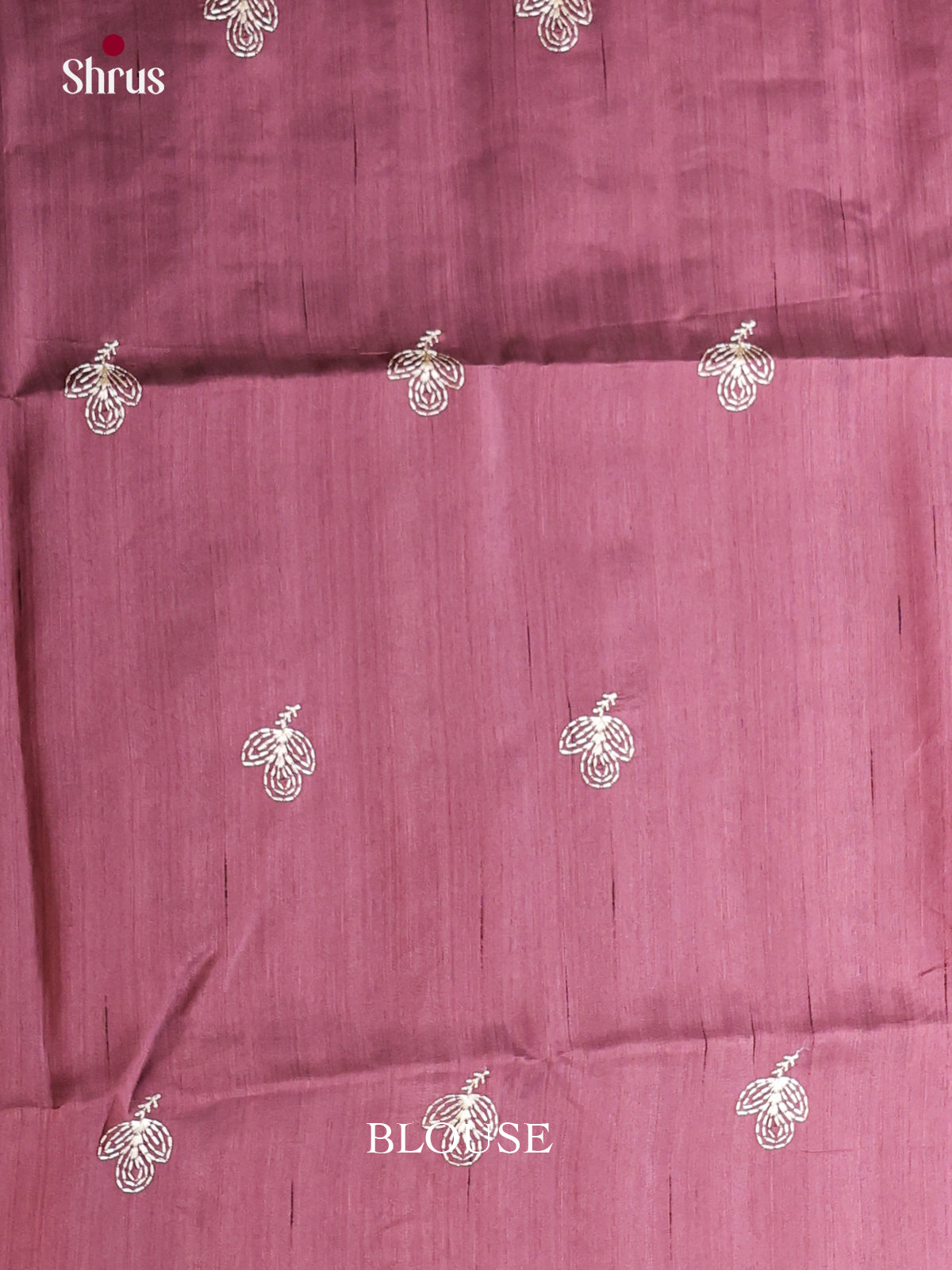 Brown - Semi Rawsilk Saree