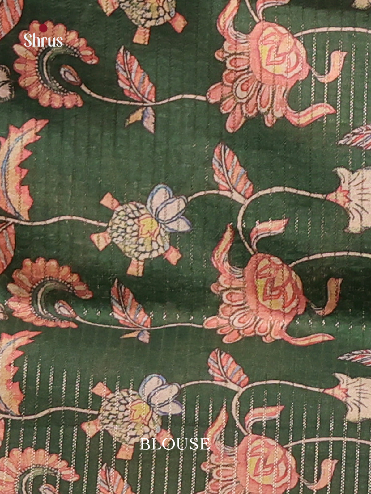 Green  - Semi Tussar Saree - Shop on Shrus.com