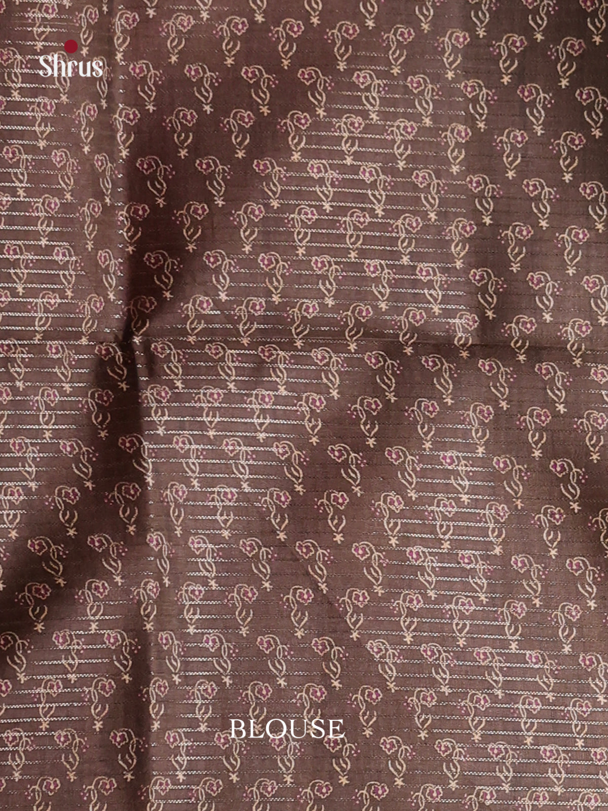 Brown - Semi Tussar Saree