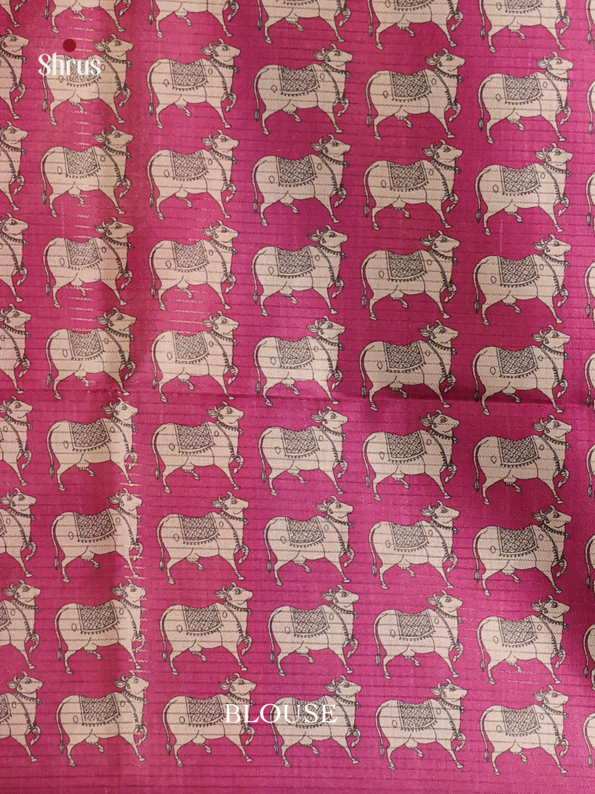 Blue & Pink- Semi Tussar Saree