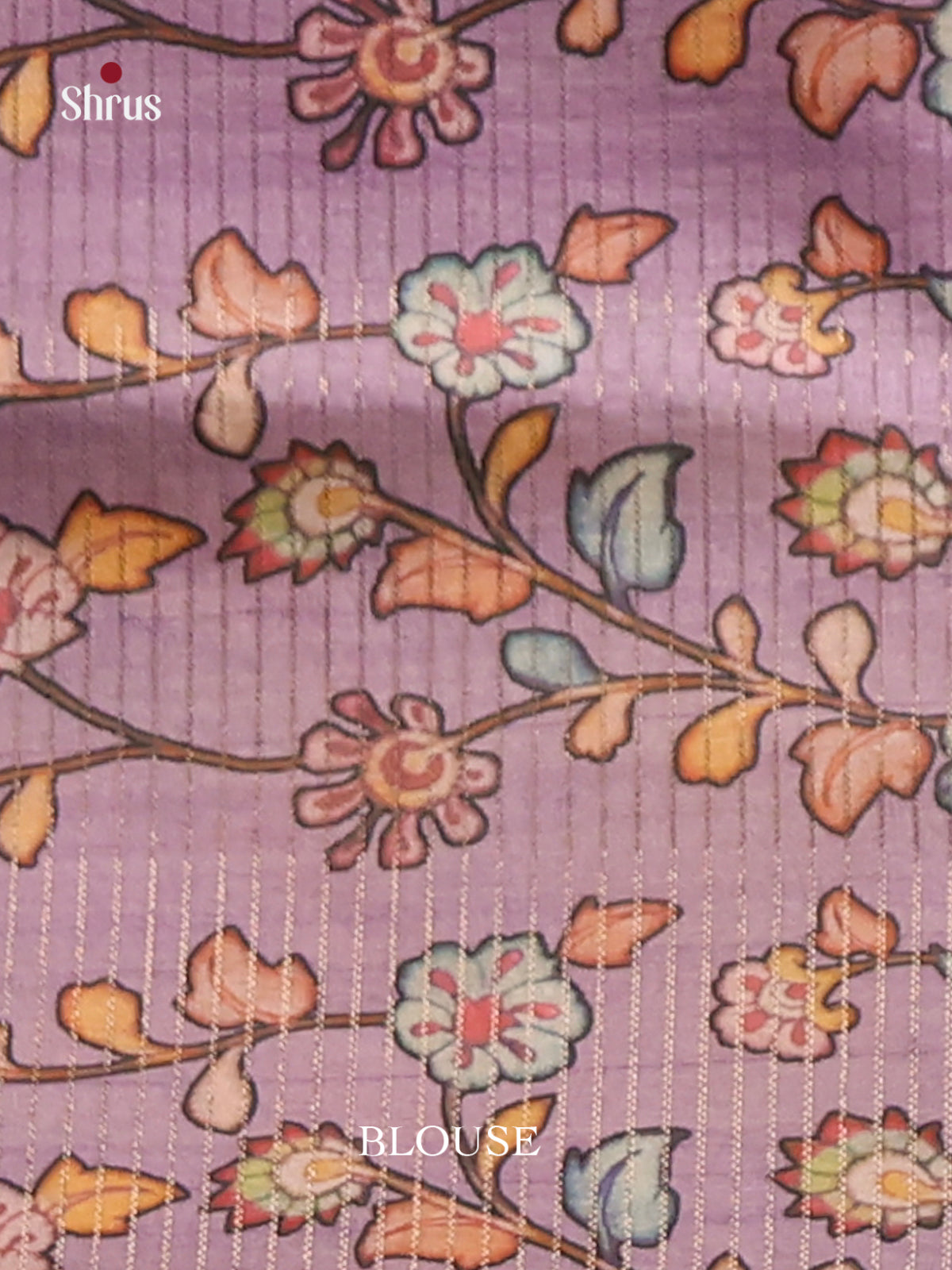 Lavender - Semi Tussar Saree - Shop on Shrus.com